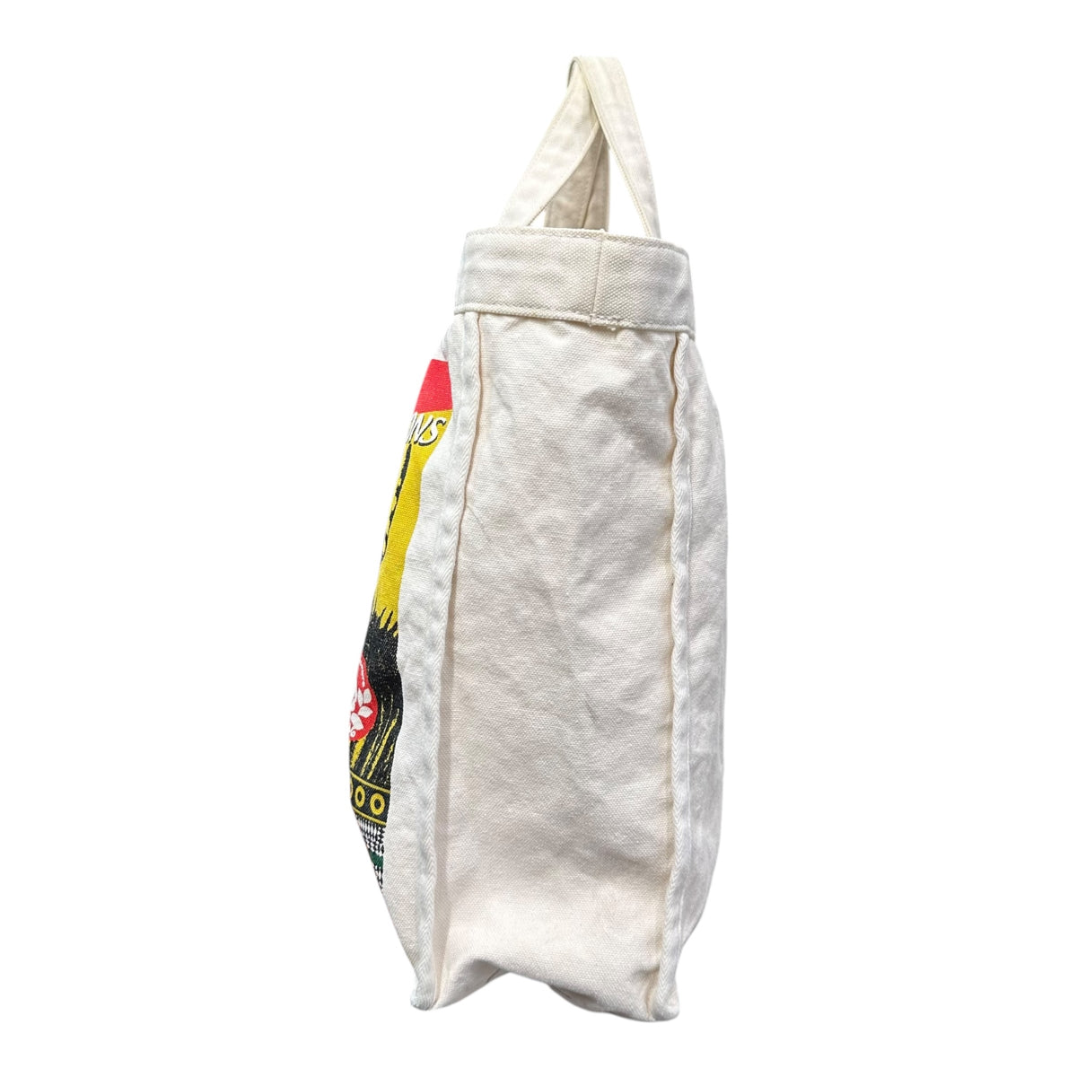 robe de chambre COMME des GARCONS(ローブドシャンブルコムデギャルソン) Tiger Graphic Canvas Tote Bag 虎 グラフィック キャンパス トートバッグ アイボリー×マルチカラー