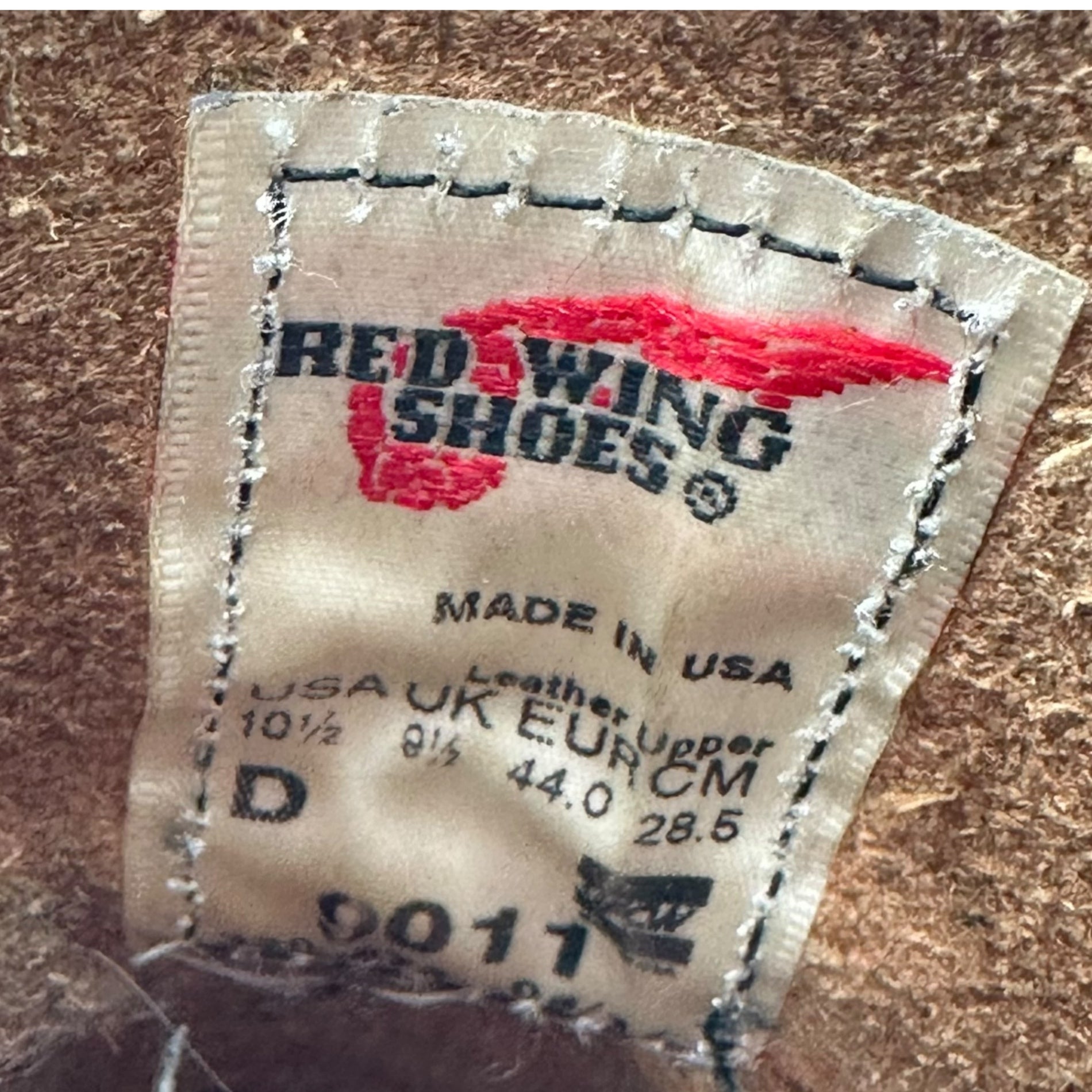 REDWING(レッドウィング) BECK MAN LEATHER BOOTS ベックマン レザー ワーク ブーツ 9011 D 10 1/2(28.5cm) ブラックチェリー(ブラウン) Dワイズ