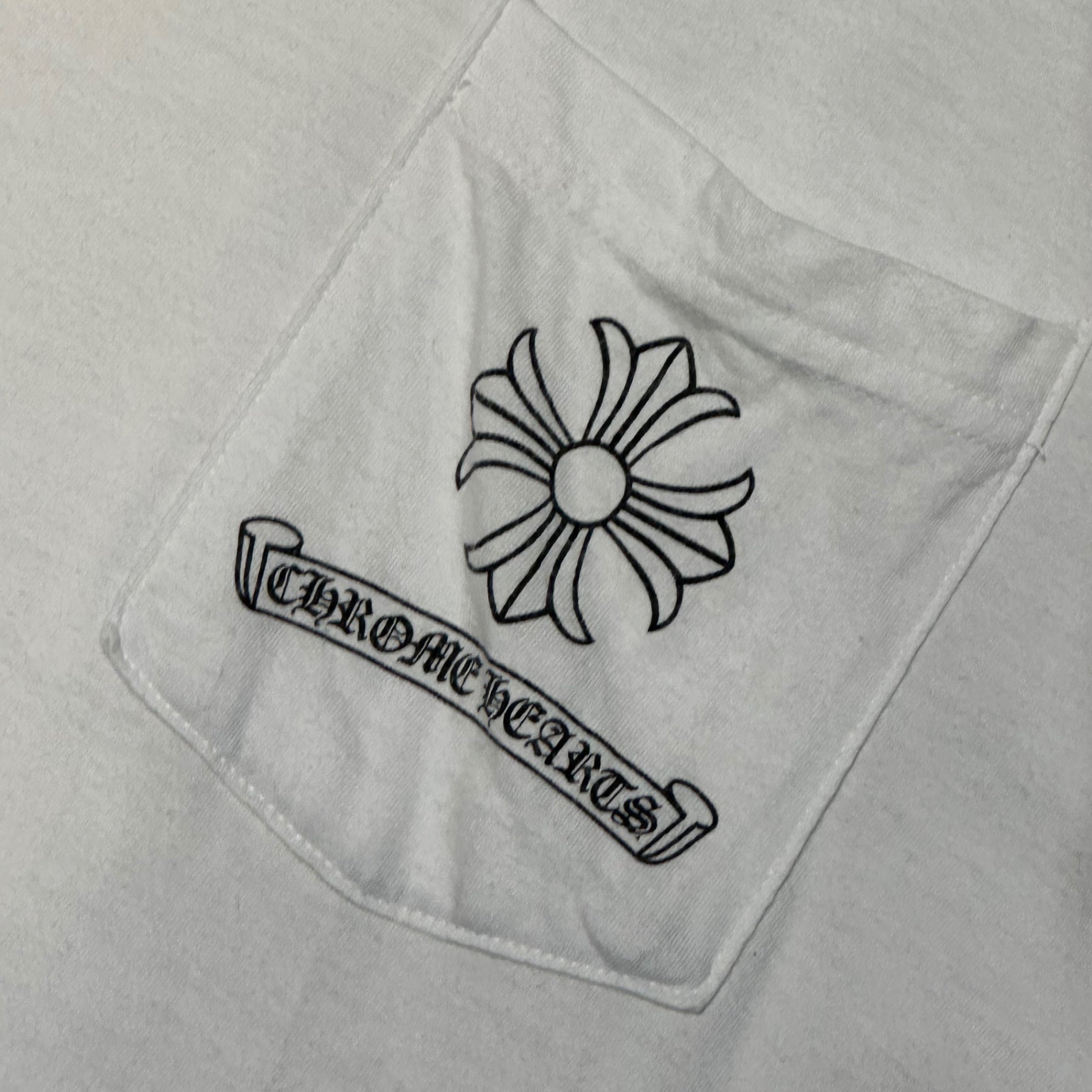 CHROME HEARTS(クロムハーツ) CH Cross Vine Dagger Print S/S T-shirt 2212-304-0749 XL ホワイト クロムハーツジャパンタグ