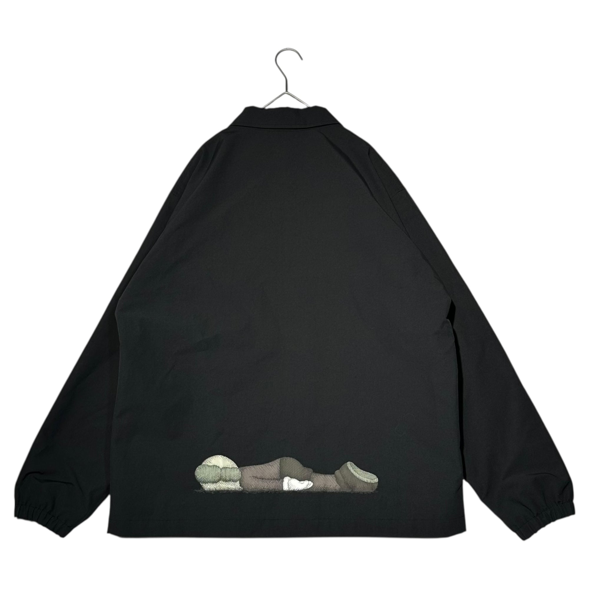 UNIQLO×KAWS×Warhol(ユニクロ×カウズ×アンディーウォーホル) Collaboration Water-Repellent Coach Jacket コラボ はっ水コーチジャケット L ネイビー