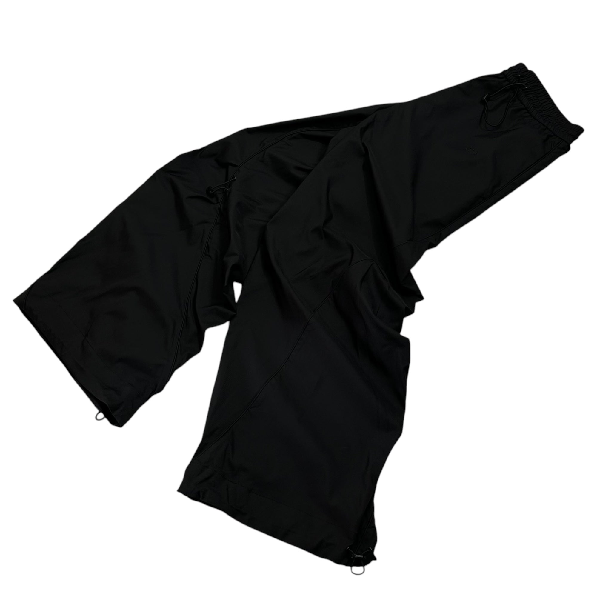 Common Divisor(コモンディヴァイザー) Wide-Leg Drawstring Pants 変形 ドローコード ワイド パンツ 22P03LP08 2 ブラック