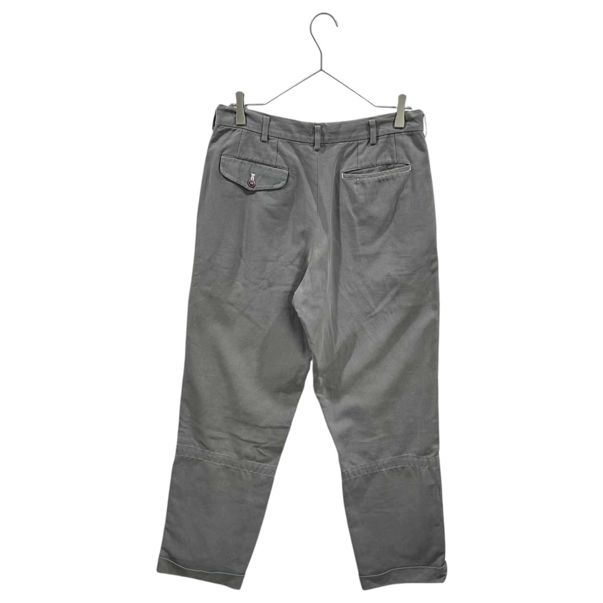 COMME des GARCONS HOMME(コムデギャルソンオム) 1998AW White Stitched Cotton Pants ホワイト ステッチ コットン パンツ HP-10022M M グレー 90's 90年代 AD1998 田中オム