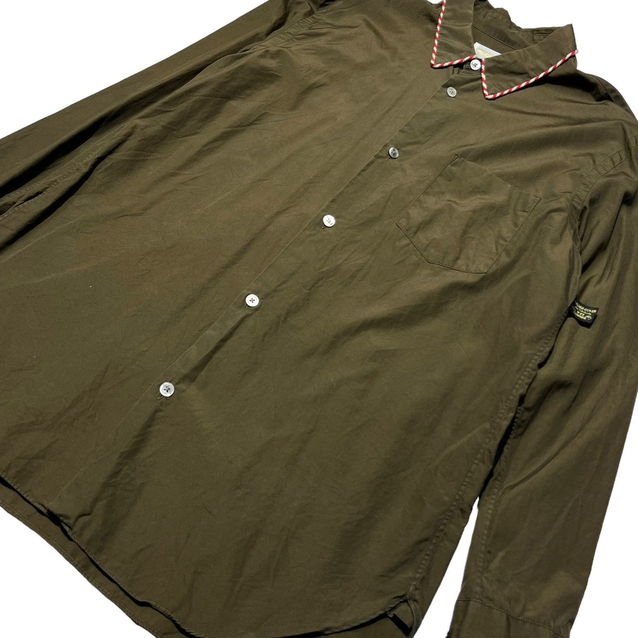UNDERCOVER(アンダーカバー) 98SS  Roll piping L/S shirt ゲバラ期 ロール パイピング ステッチ 長袖 シャツ UC-8S-BS-101 L ブラウン