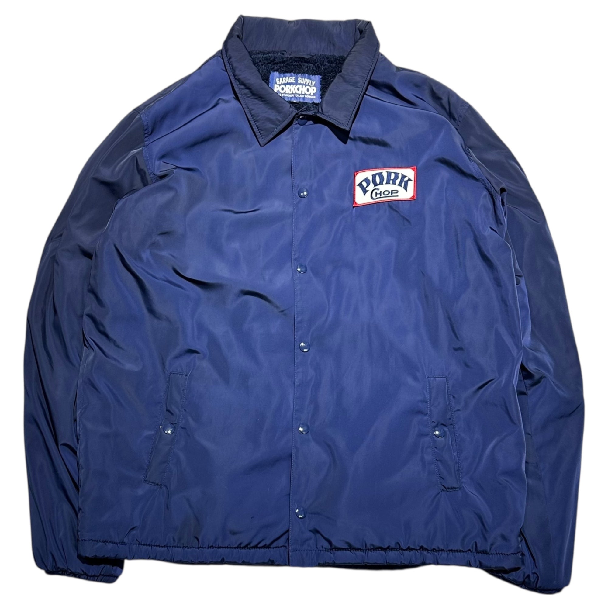 PORKCHOP GARAGE SUPPLY(ポークチョップ ガレージ サプライ) ORIGINAL BOA COACH JACKET オリジナル ボア コーチ ジャケット L ネイビー