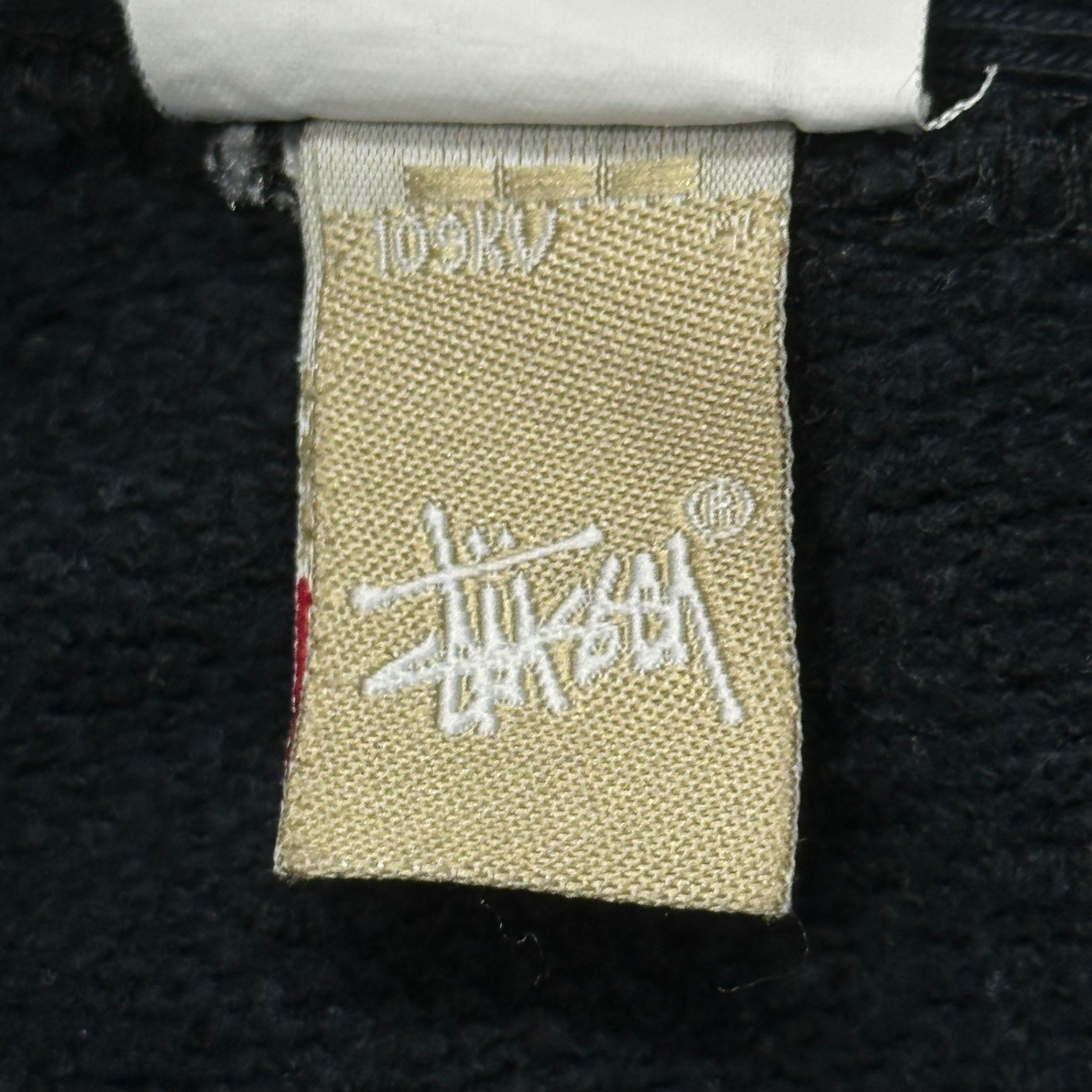 STUSSY(ステューシー) N°4 Python Logo Print Hoodie パイソン ロゴ プリント パーカー S ブラック