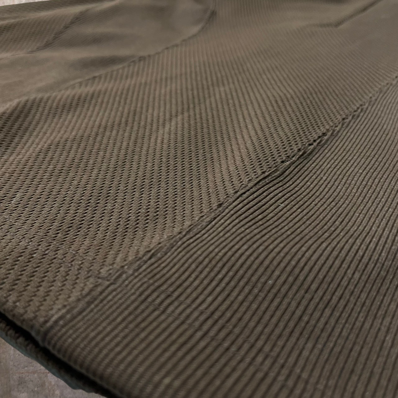 COMME des GARCONS HOMME PLUS(コムデギャルソンオムプリュス) 03AW half zip mesh pullover shirt/ハーフジッププルオーバー/カットソー 表記消え(S~M程度) ブラウン 03AWカーブ期