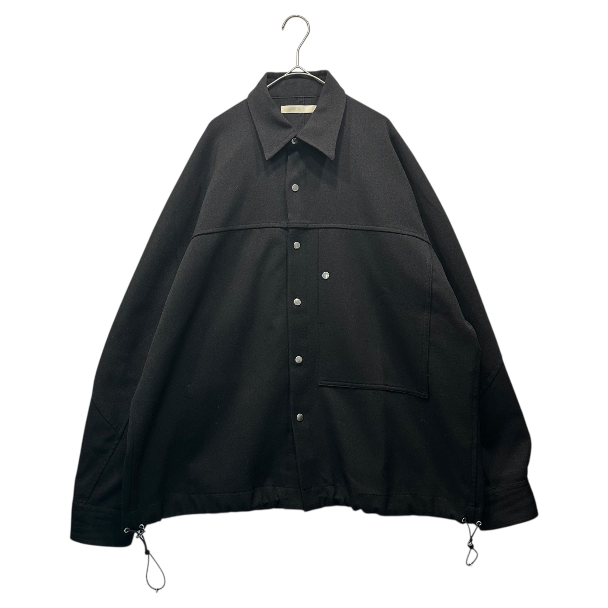 ANEI(アーネイ) 22AW ACTIVE SHIRT アクティブ シャツ ドローコード AN0222-S1101 2(M程度) ブラック