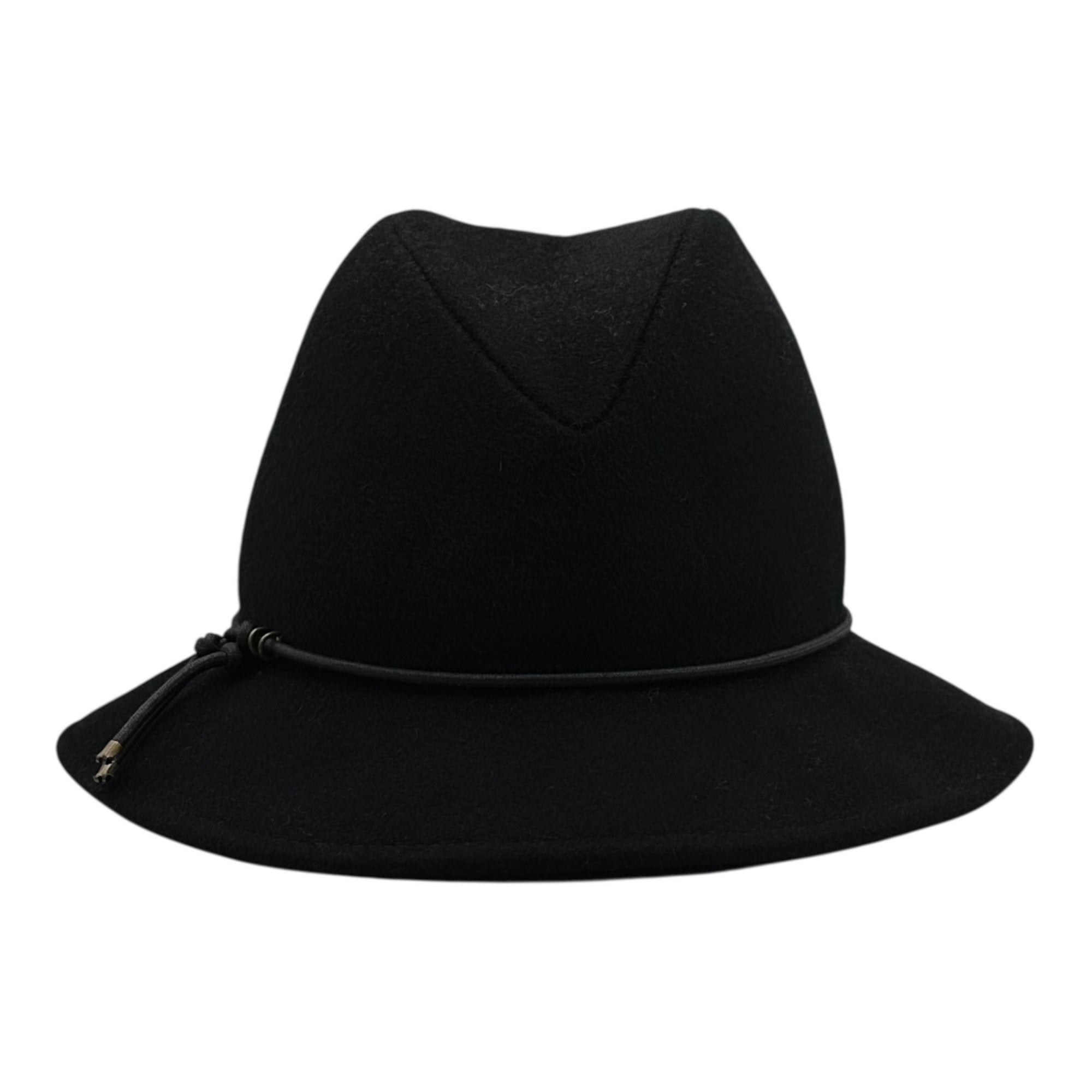 WABISABISM(ワビサビズム) COLON HAT medium brim コロン ハット ミディアム ブリム ブラック 参考定価56,980円(税込) 折り畳み可能