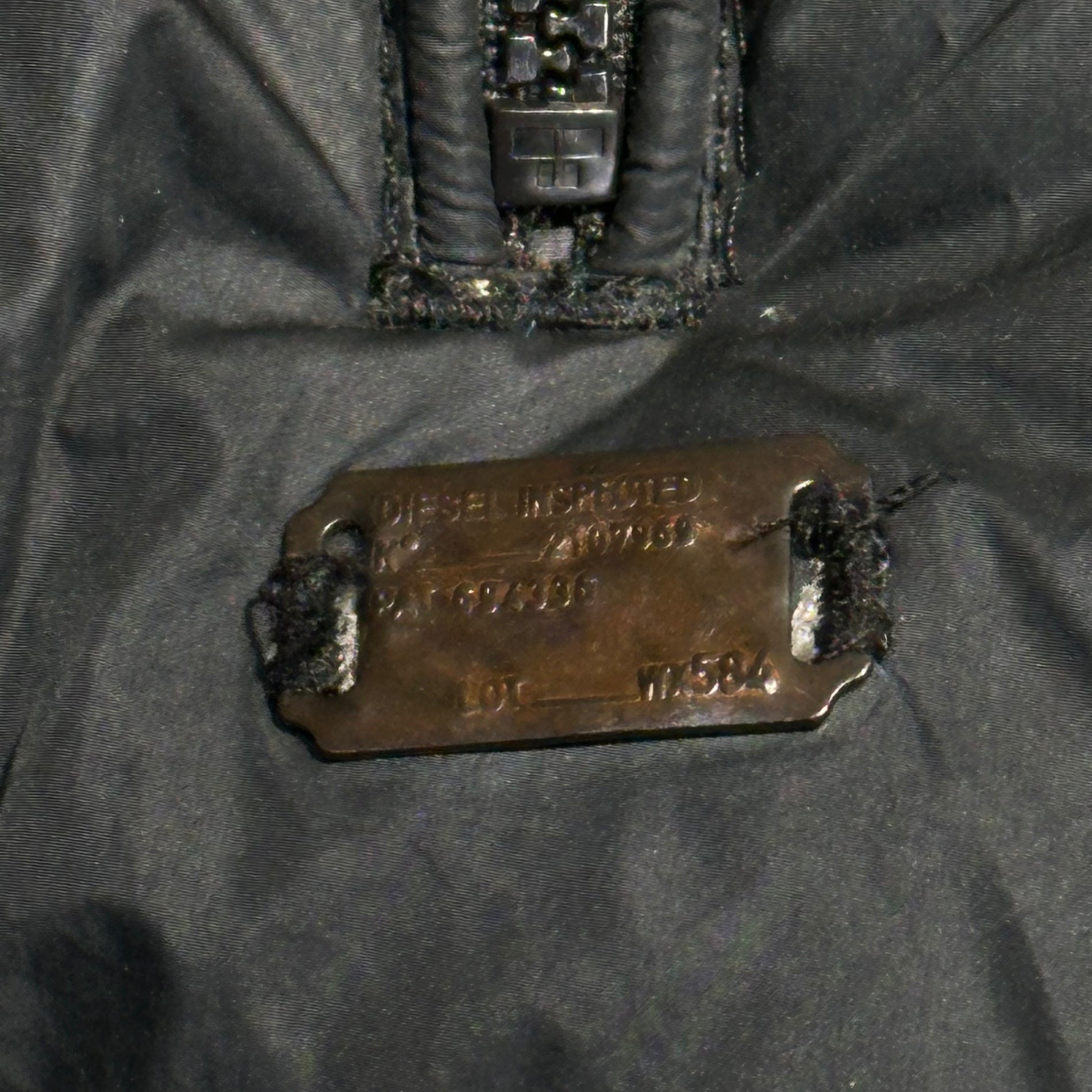 DIESEL(ディーゼル) 00's Quilted Jacket 00年代 中綿 ジャケット S モスグリーン