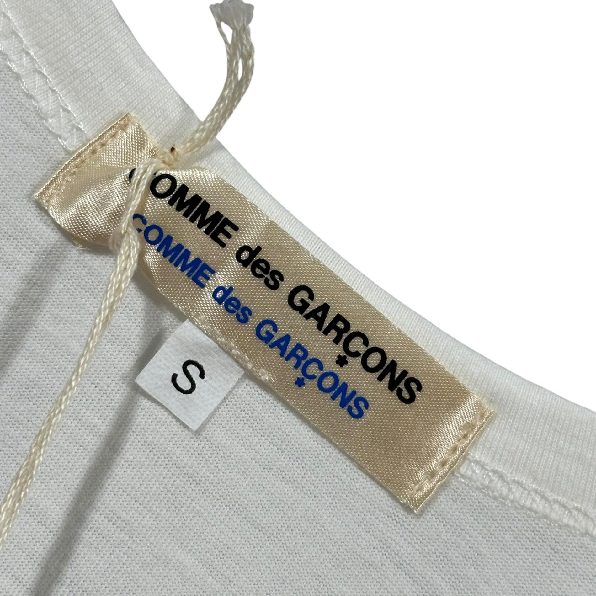 COMME des GARCONS COMME des GARCONS(コムデギャルソンコムデギャルソン) 2000SS ”2000 ete” Logo Tee ロゴ Tシャツ CB-100060S S ホワイト AD1999 90's 90年代