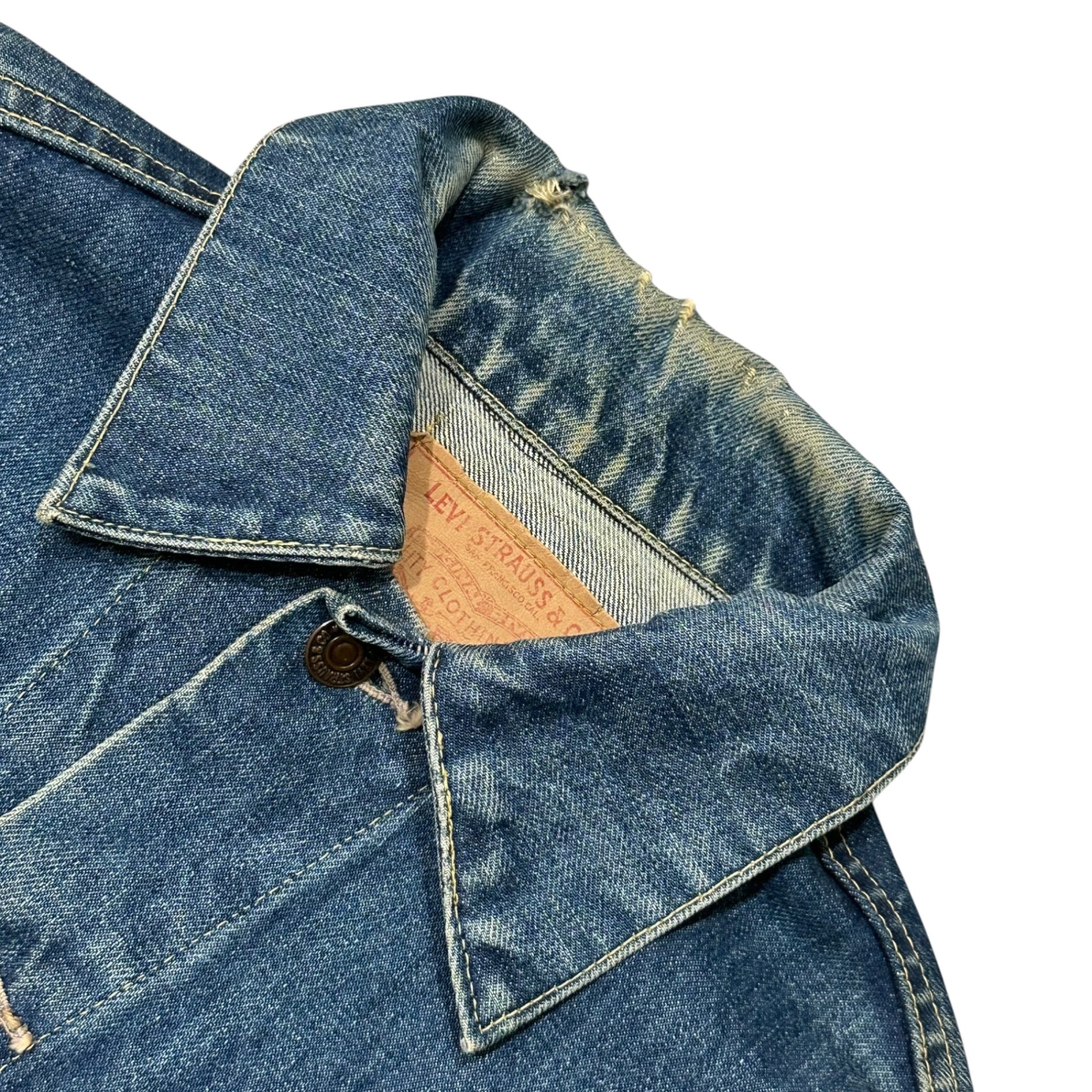 Levi's(リーバイス) 1963~1966's 558 Big E Long Denim Jacket デニム ジャケット 38 インディゴ 60's 60年代 3rd BIG E D&17刻印