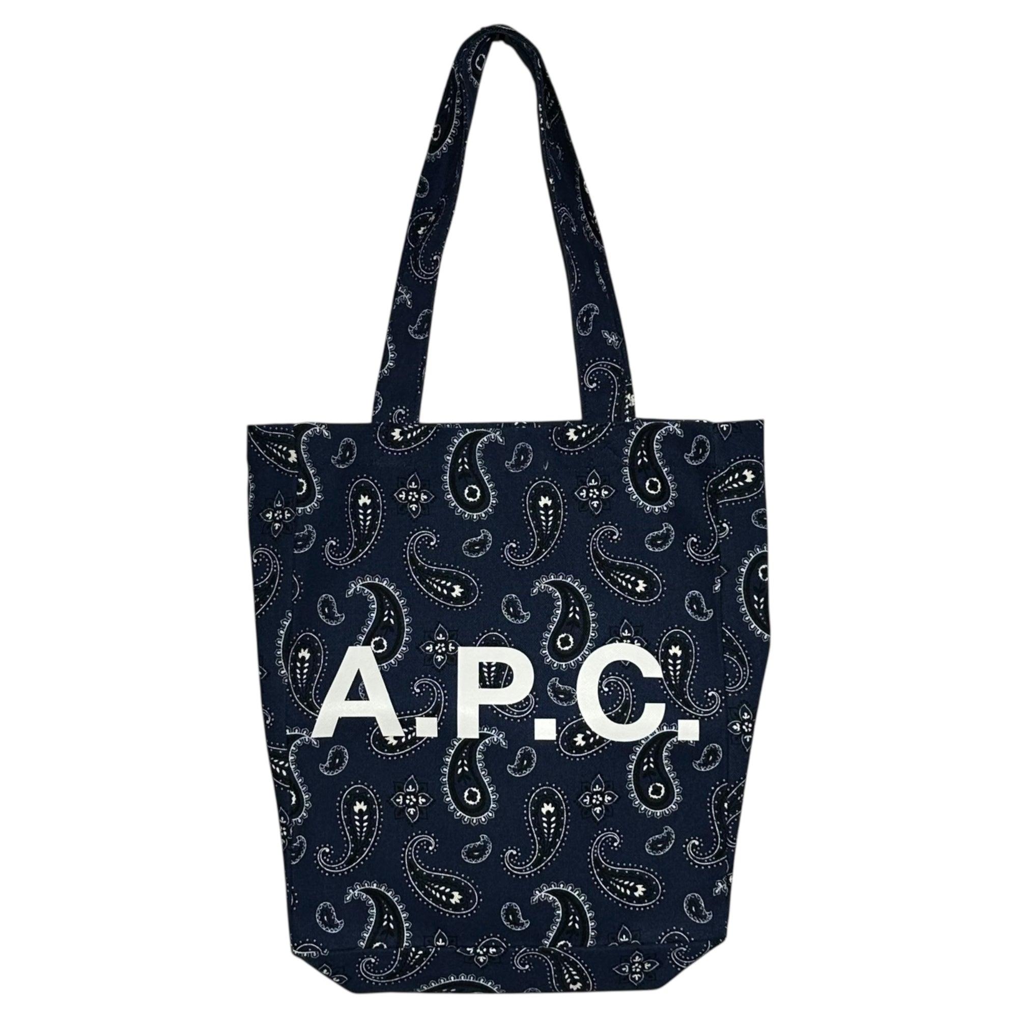 A.P.C.(アーペーセー) Paisley Tote Bag ペイズリー トート バッグ ブルー
