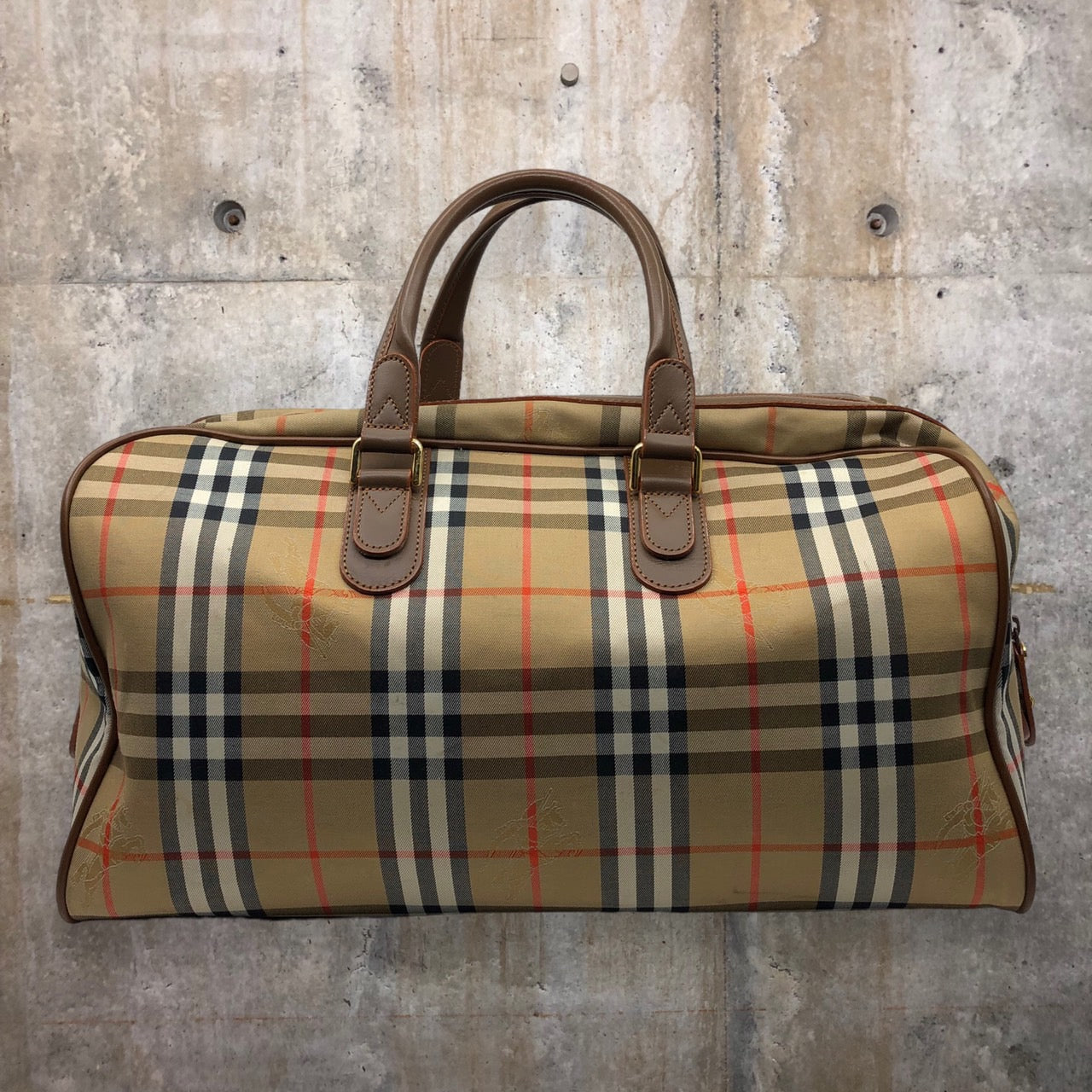 格安新作ＢＵＲＢＥＲＲＹ ノバチェック ボストンバッグ バーバリー 鞄/218 その他