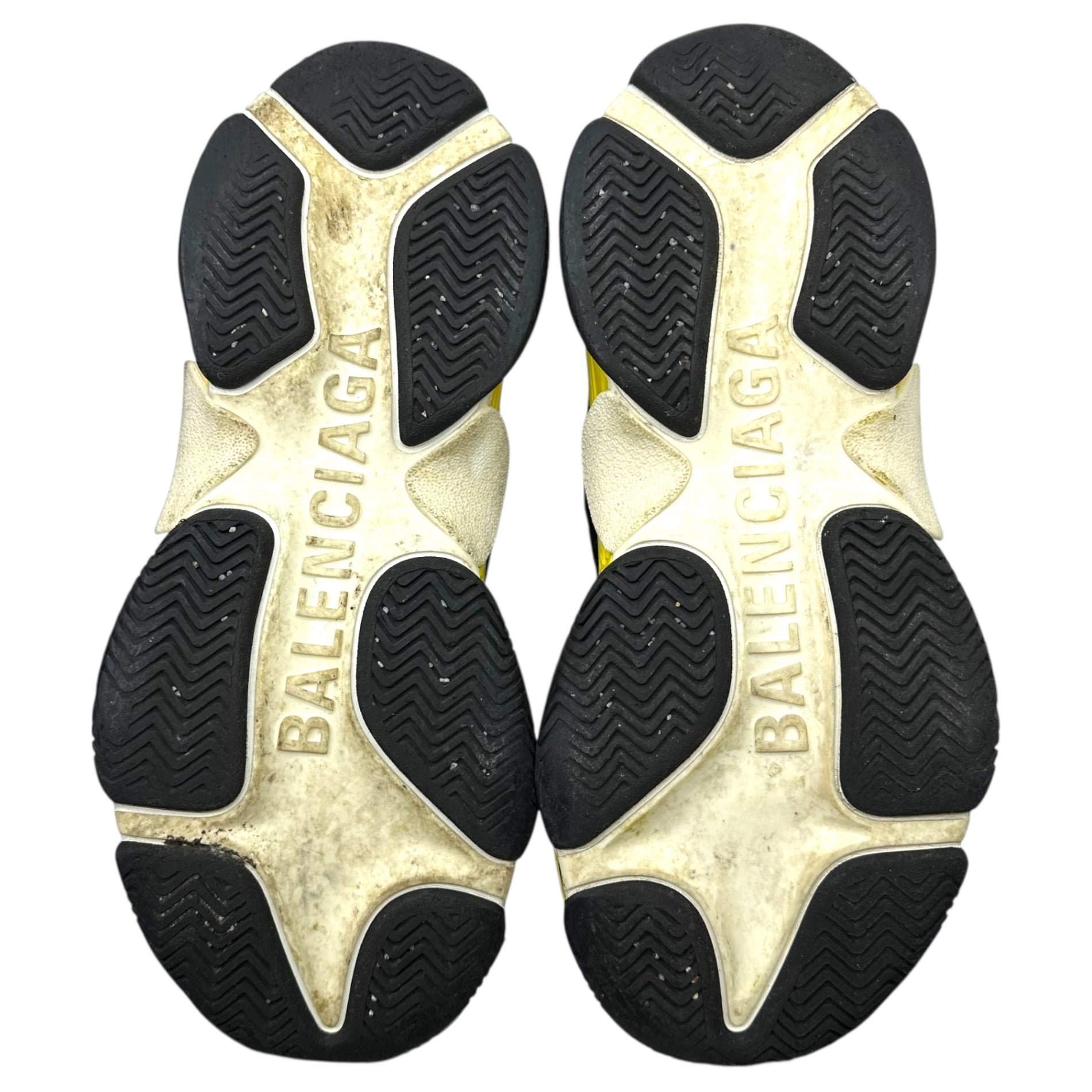 BALENCIAGA(バレンシアガ) TripleS Black Yellow White トリプルS 534162 27cm ブラック×イエロー×ホワイト 厚底 スニーカー