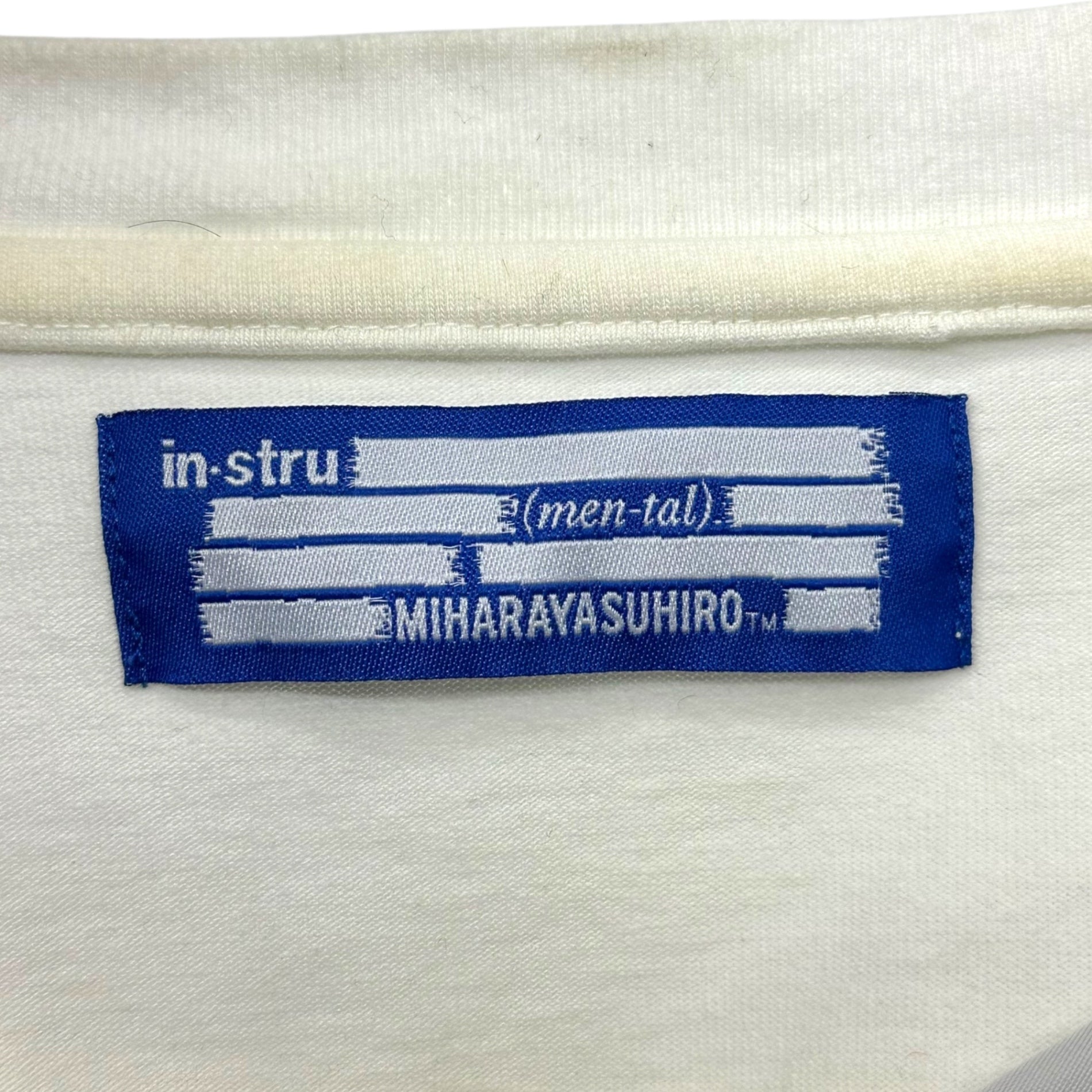 Maison MIHARA YASUHIRO(メゾンミハラヤスヒロ) Heavy Weight L/S T-shirt ヘビーウェイト 長袖 Tシャツ I06LT502 52 ホワイト