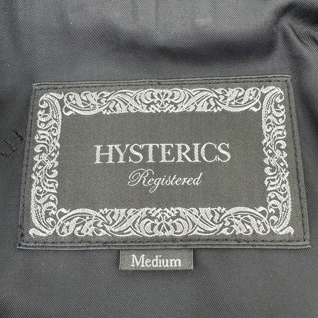 Hysterics(ヒステリックス) Goatskin leather double rider's coat 山羊革 ダブル ライダース コート 0593LC01 M ブラック 参考定価147,000円(税込)