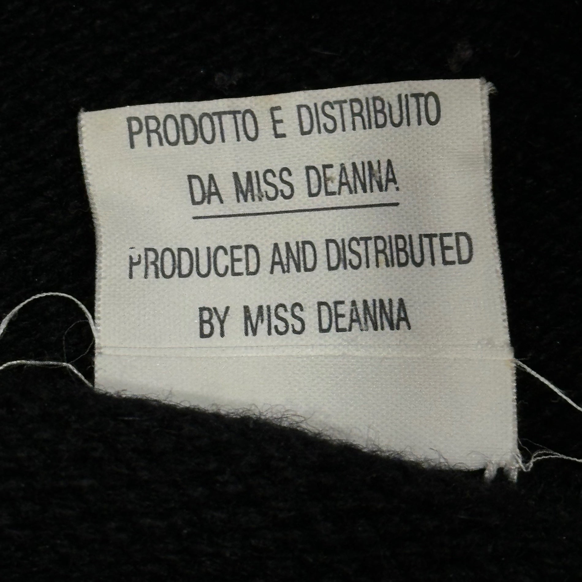 Maison Martin Margiela(メゾン マルタンマルジェラ) 90's ⑥ By Miss Deanna Zip Knit Cardigan ミスディアナ ジップ ニット カーディガン S LONG ブラック 90年代 本人期 アーカイブ 1997~1999年 6