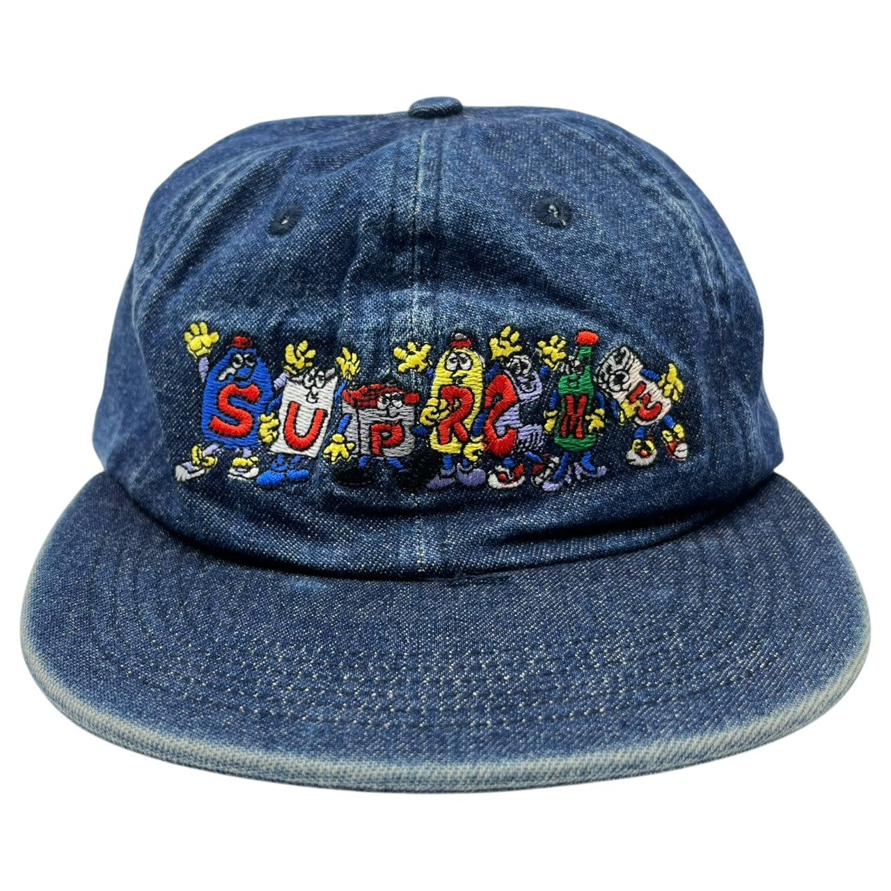 SUPREME(シュプリーム) 18SS Friends 6-Panel Denim Cap フレンズ 6パネル デニム キャップ インディゴ