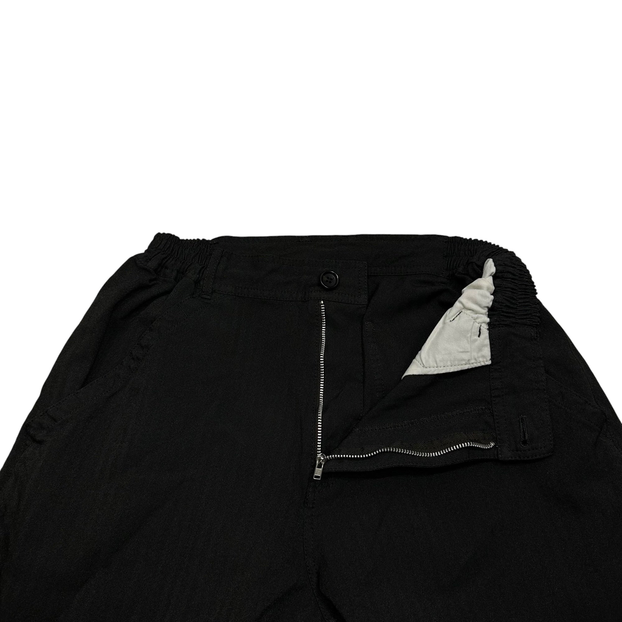 COMME des GARCONS HOMME DEUX(コムデギャルソンオムドゥ) 2022SS Herringbone Easy Tapered Pants ヘリンボーン イージー テーパード パンツ DI-P028 XS ダークグレー AD2021 スラックス