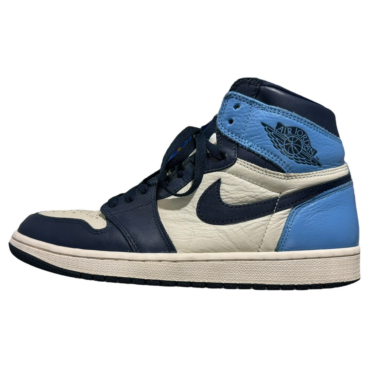 NIKE(ナイキ) Air Jordan 1 Retro High OG Obsidian/University Blue エアジョーダンワン レトロ ハイ 555088-140 27.5cm オブシディアン/ユニバーシティ ブルー 箱付