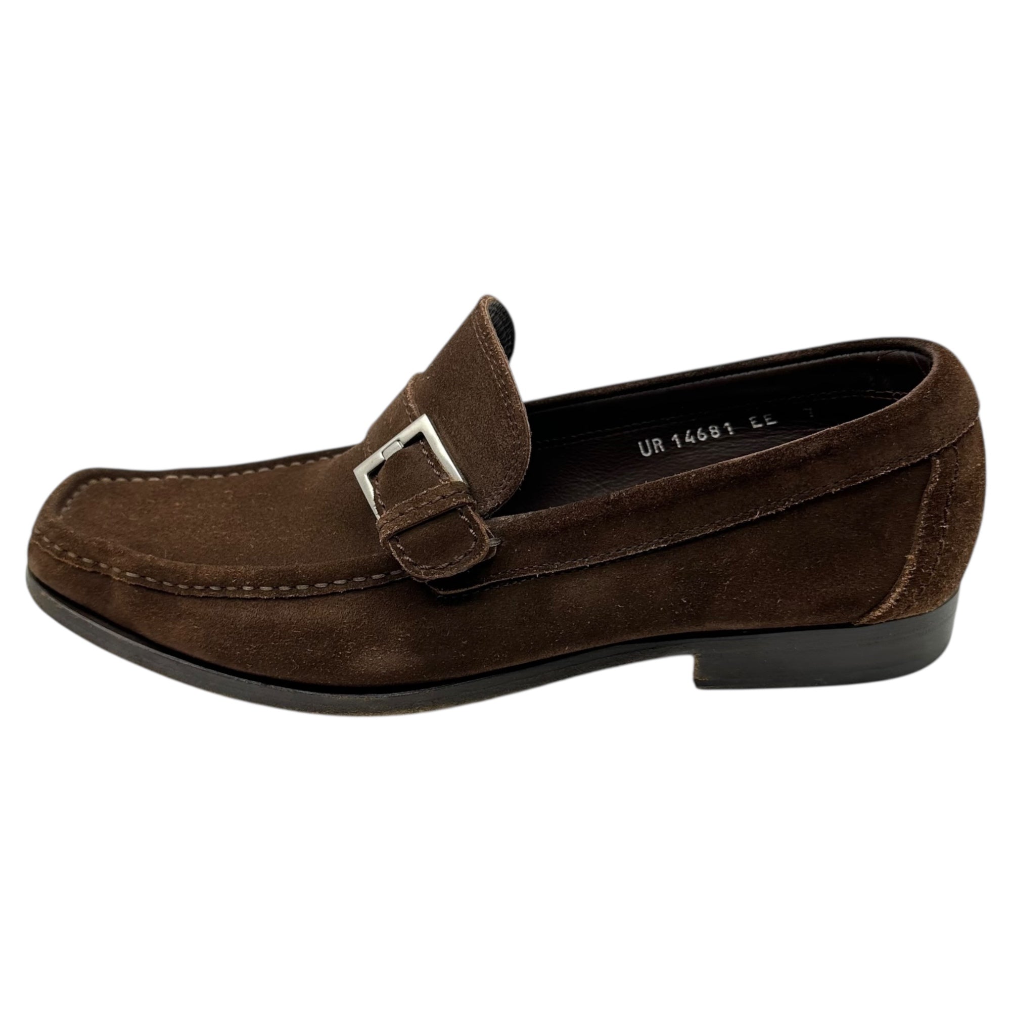 Salvatore Ferragamo(サルヴァトーレフェラガモ) Suede Leather Loafers スウェード レザー ローファー UR14681 7EE(25cm) ブラウン