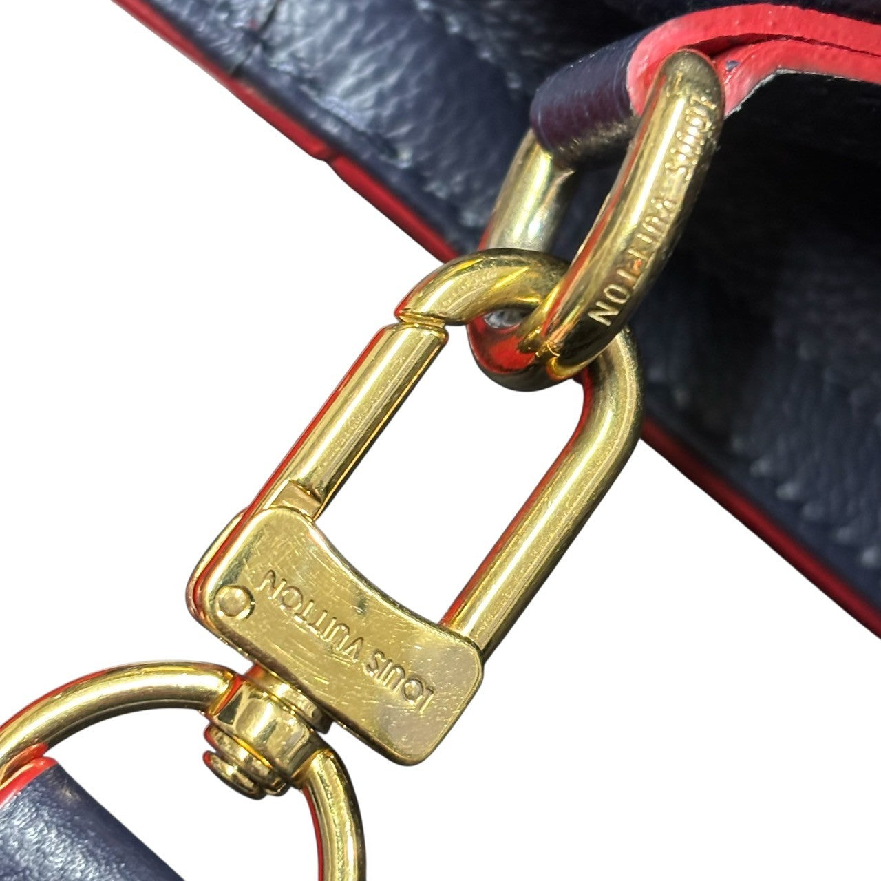 LOUIS VUITTON(ルイヴィトン) スリー PM モノグラム アンプラント マリーヌルージュ M54195 ネイビー×レッド TR3139 2WAY ショルダーバッグ