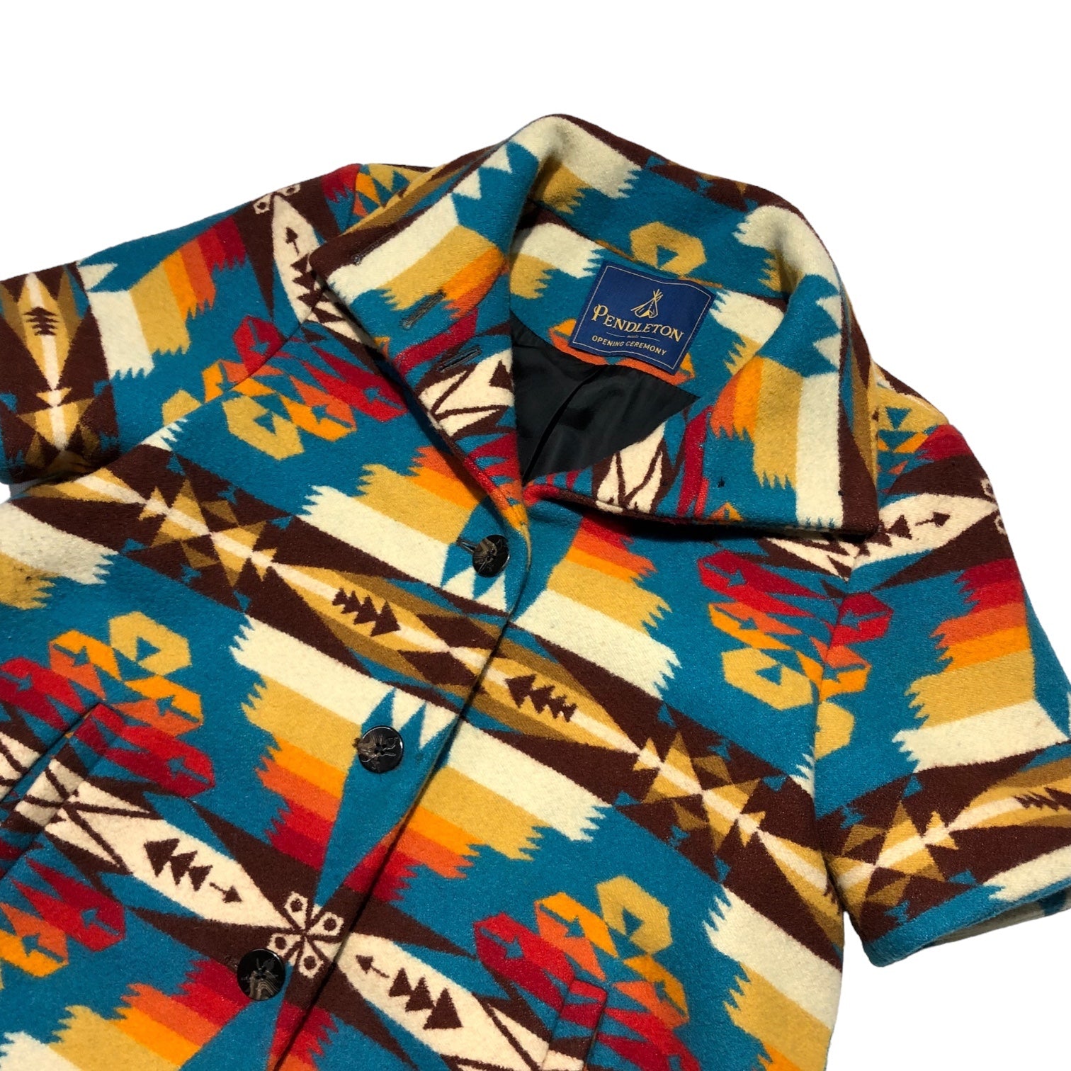 Opening Ceremony x Pendleton(オープニングセレモニー×ペンドルトン) chimayo pattern blanket  jacket チマヨ柄 ブランケット ジャケット マルチカラー