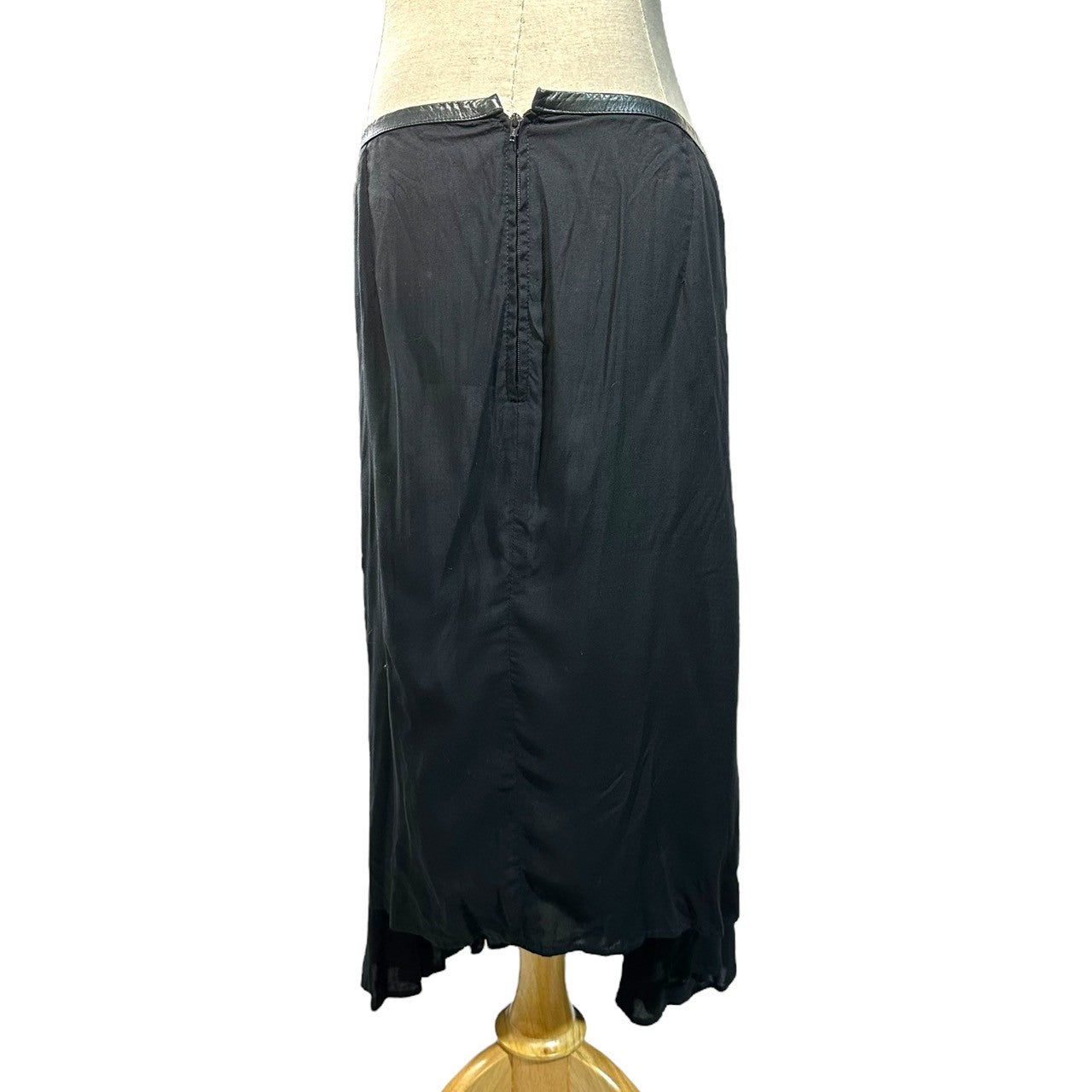 YOHJI YAMAMOTO(ヨウジヤマモト) 11AW Asymmetrical pleated skirt アシンメトリー プリーツ スカート FP-S02-206 2(M程度) ブラック