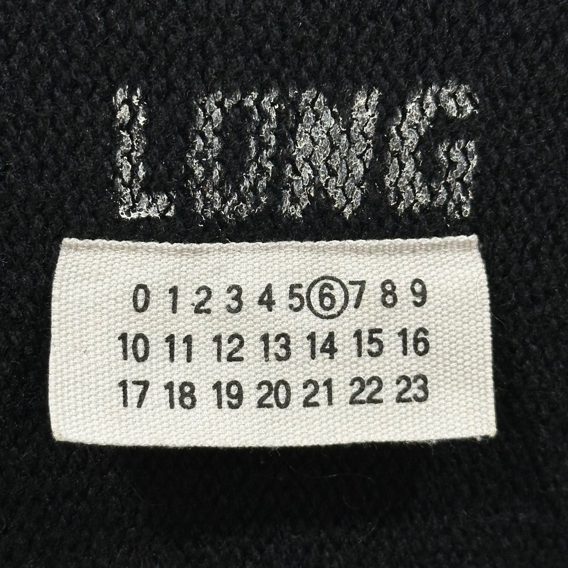 Maison Martin Margiela(メゾン マルタンマルジェラ) 90's ⑥ By Miss Deanna Zip Knit Cardigan ミスディアナ ジップ ニット カーディガン S LONG ブラック 90年代 本人期 アーカイブ 1997~1999年 6