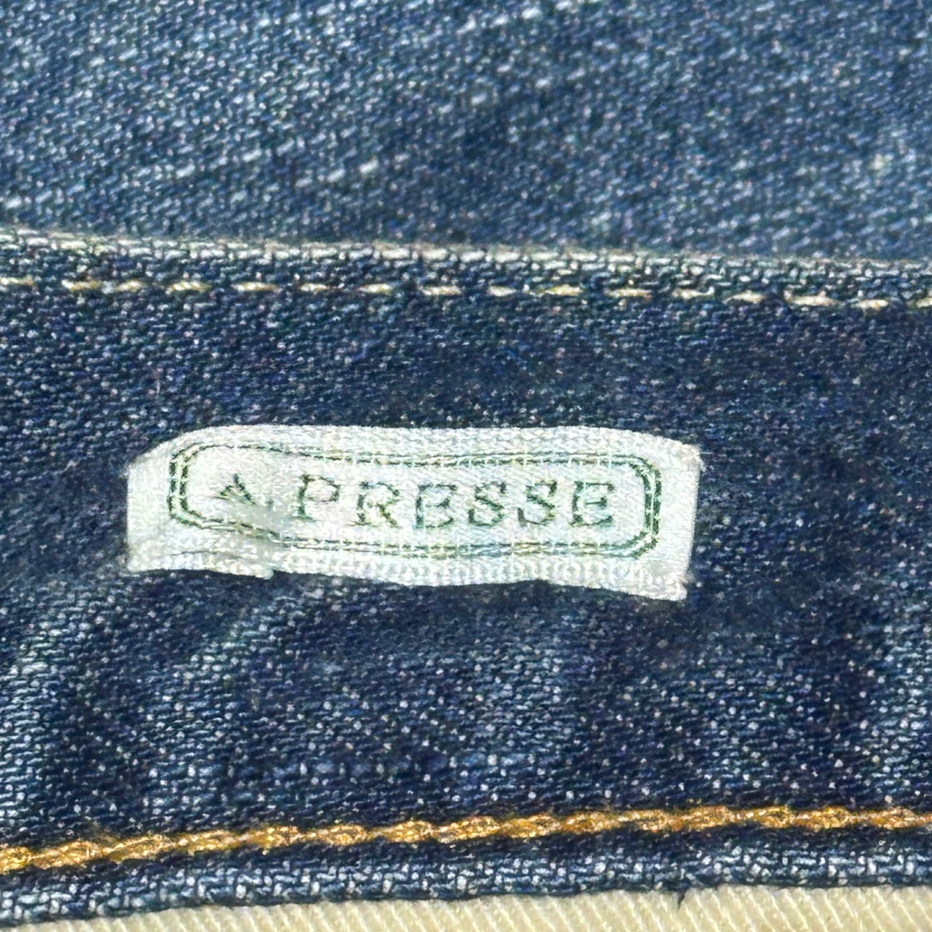 A.PRESSE(アプレッセ) 24SS Washed Denim Wide Pants ウォッシュ 加工 ワイド デニム パンツ  24SAP-04-06H 34 ライトインディゴ