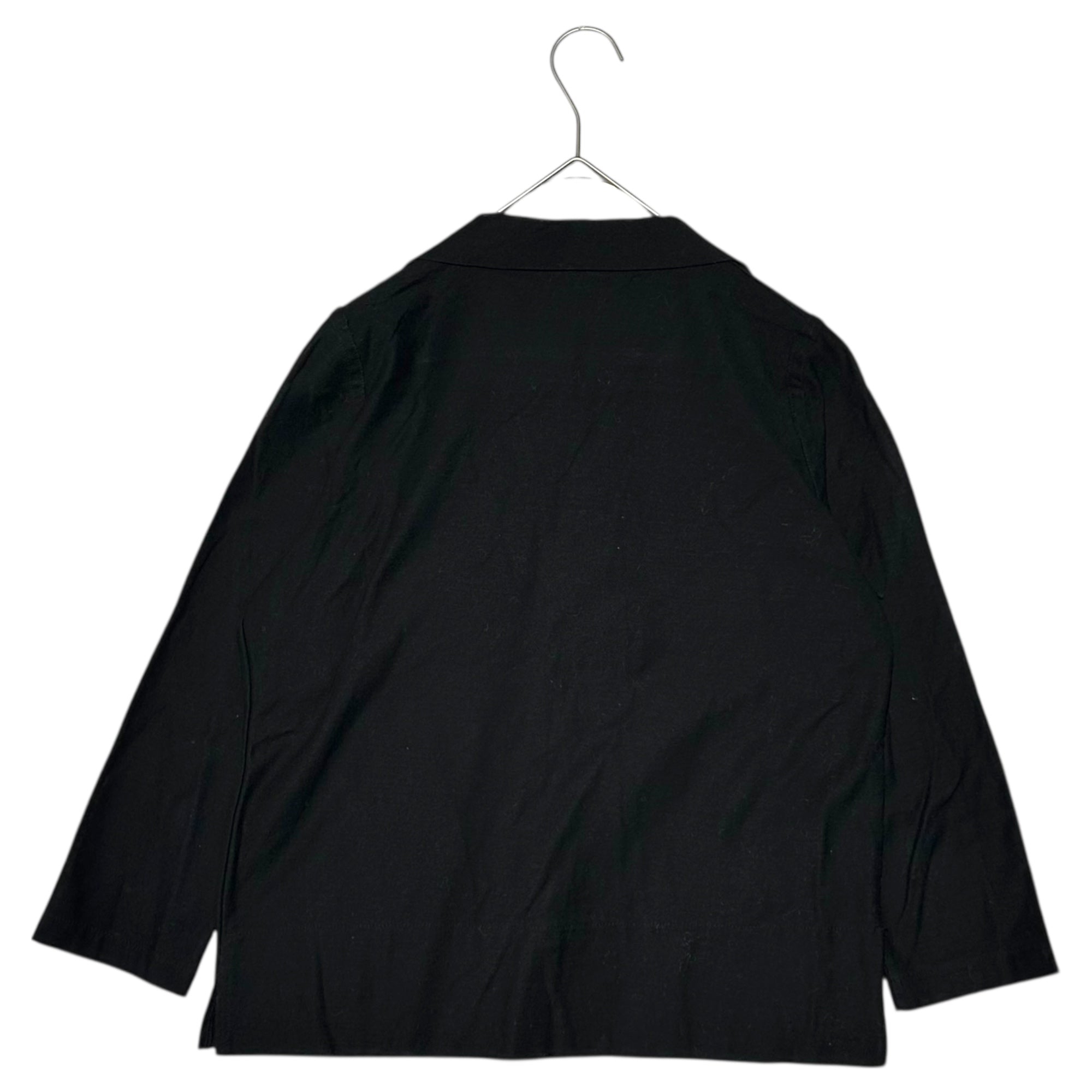 Y's(ワイズ) Hook-button cotton jacket フックボタン コットン ジャケット YC-T76-062 3(L程度) ブラック