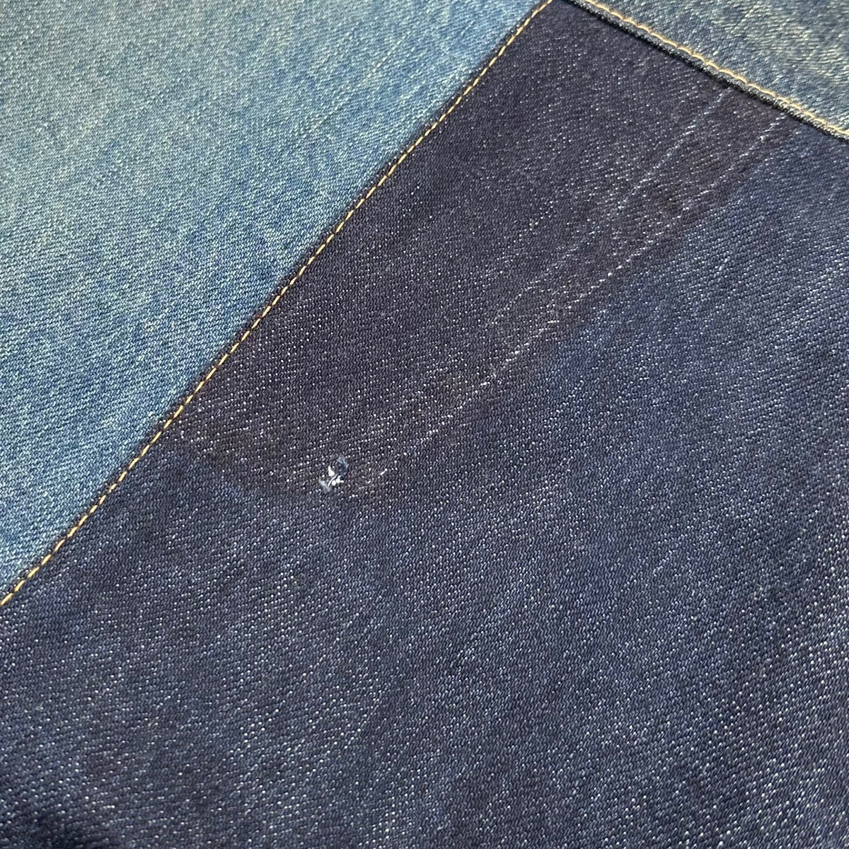 COMME des GARCONS JUNYA WATANABE(コムデギャルソンジュンヤワタナベ) 2018AW Denim Patchwork Sul Elle Pants デニム パッチワーク ペンギン サルエル パンツ XB-P006 XS インディゴ AD2018