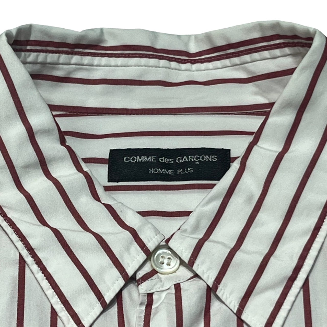 COMME des GARCONS HOMME PLUS(コムデギャルソンオムプリュス) 03SS circlr logo print shirt/サークルロゴプリントシャツ PI-B054 SIZE表記なし(FREE) ホワイト×ピンク AD2002 daytime evening期（デイタイムイブニング期）