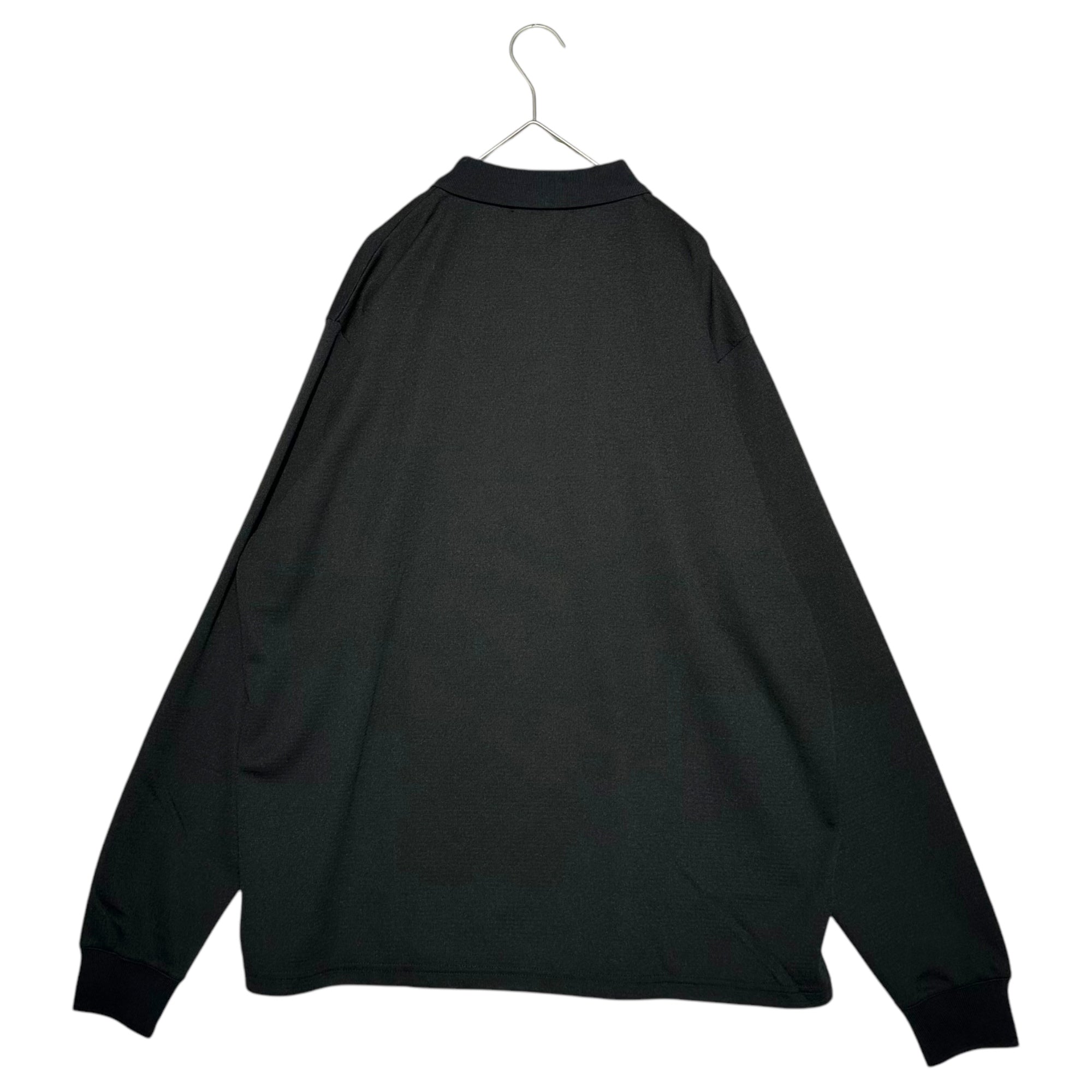 GOD SELECTION XXX(ゴッドセレクション トリプルエックス) long sleeve polo shirt 長袖ポロシャツ ブラック