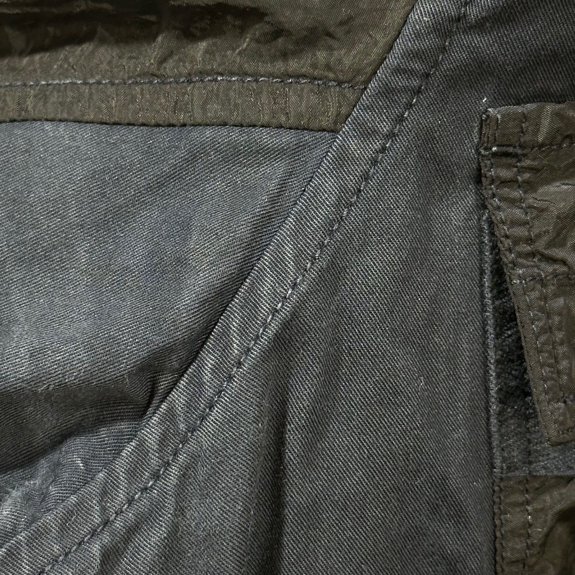 STONE ISLAND(ストーンアイランド) 2013SS Cotton Nylon Metal Military Shirt コットン ナイロンメタル ミリタリー シャツ 581511516 S ネイビー ジャケット