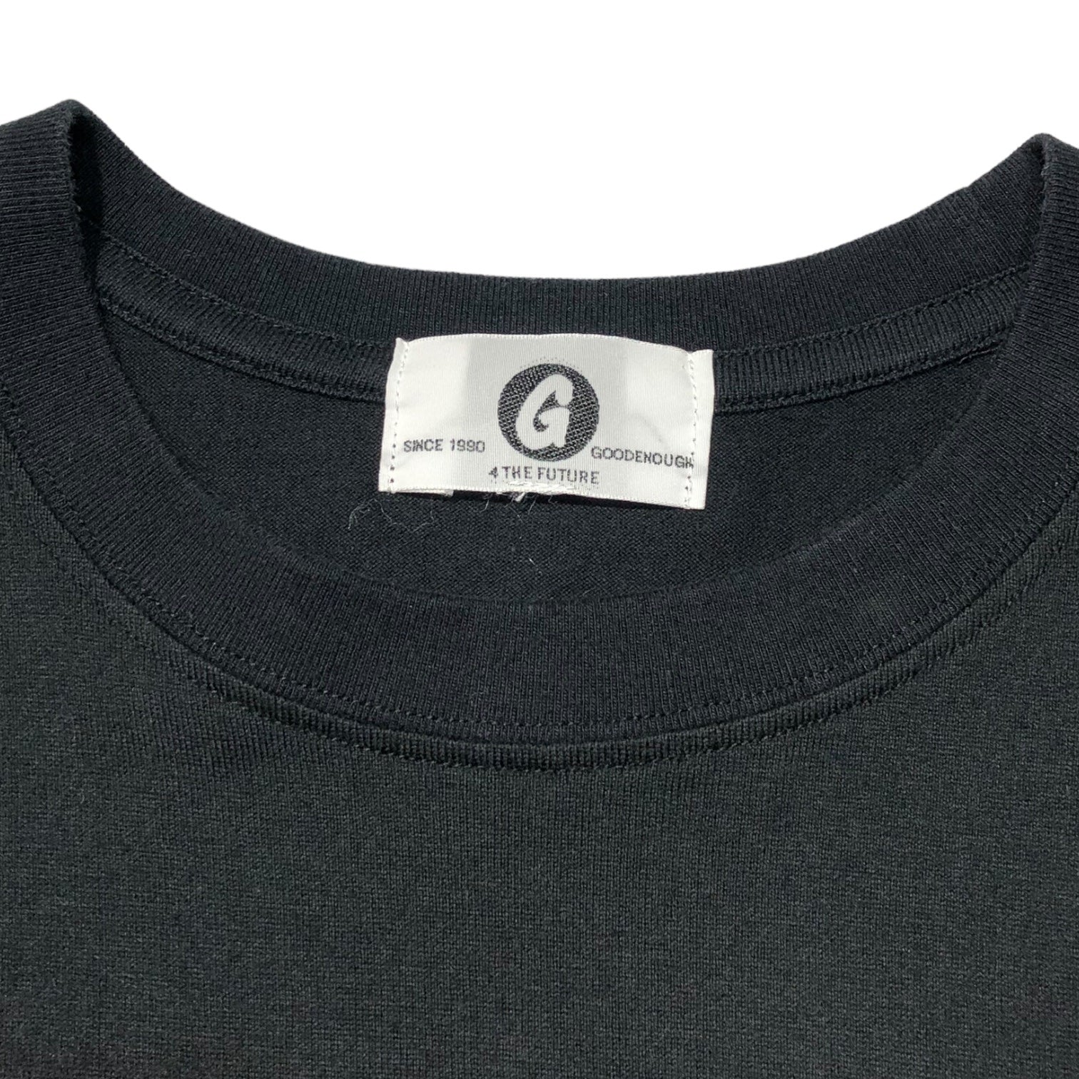 GOODENOUGH(グッドイナフ) 15SS REACTIVE TEE リアクティブ Tシャツ 90年代復刻 GE-157010 S ブラック 品質表示タグ無