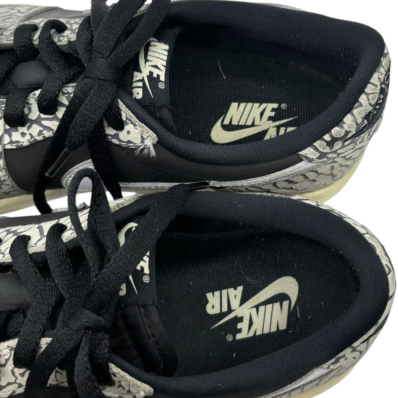 NIKE(ナイキ) Air Jordan 1 Retro Low OG "Black Cement" エアジョーダン 1 レトロ セメント CZ0790-001 26.5cm ブラック×グレー ローカット スニーカー