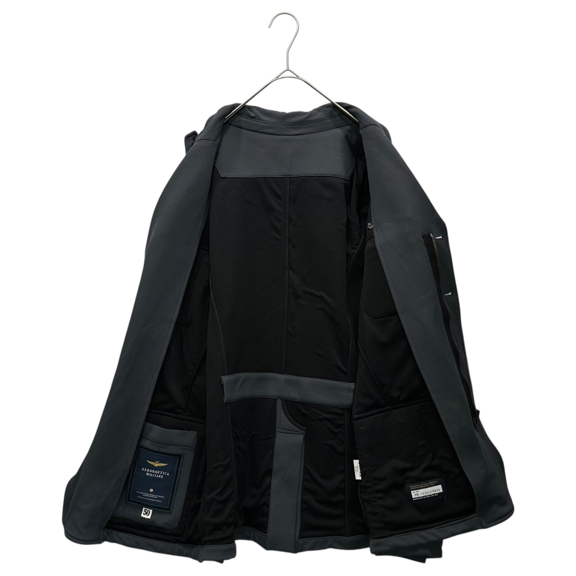 Aeronautica Militare(アエロナウティカ ミリターレ) Pilot Jacket パイロット ジャケット 50(XL) グレー