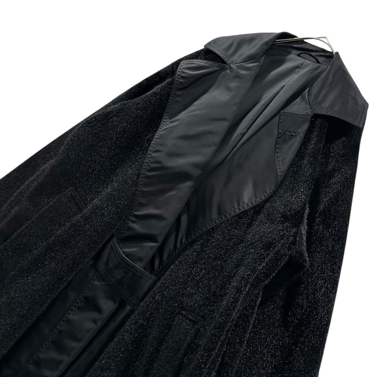 TOGA VIRILIS(トーガビリリース) 2022AW Fake fur coat フェイクファー コート TV22-FA334 46 ブラック