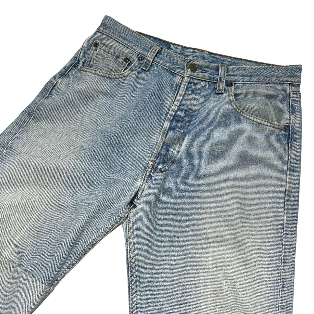 Maison Martin Margiela(メゾン マルタンマルジェラ) 01AW ⓪⑩Artisanal Reconstructed Denim  Pants アーティザナル 再構築 デニム パンツ 311P010004 S ライトインディゴ KOKONOE アーカイブ