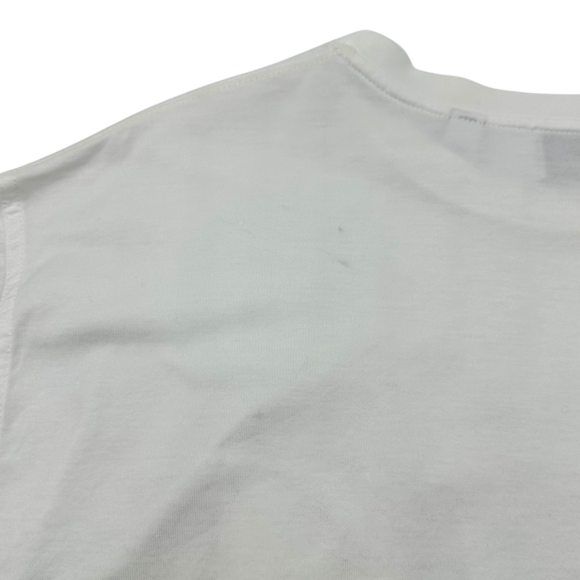 BURBERRY(バーバリー) Rubber Patch Logo Crew Neck Tee ラバー ワッペン ロゴ クルーネック 半袖 Tシャツ 8028945 M ホワイト