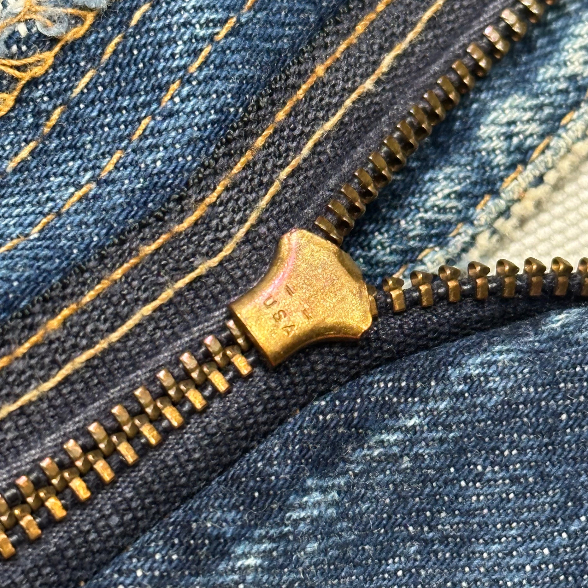 Levi's(リーバイス) 1967~1969's 505 BIG E Denim Pants ヴィンテージ デニム パンツ 実寸約W31.5 インディゴ 60’s 60年代 42TARON 並行ステッチ 均等V 最初期