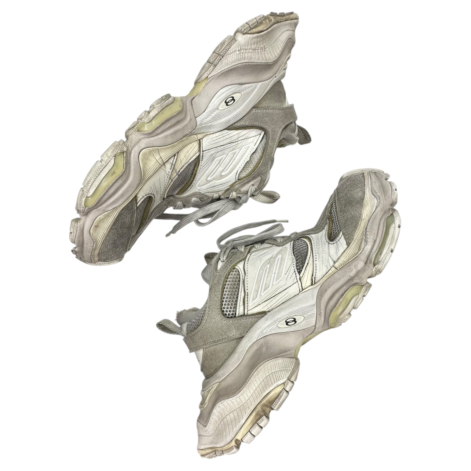 BALENCIAGA(バレンシアガ) CARGO カーゴ ヴィンテージ加工 スニーカー 785754 27.5cm グレー×ホワイト