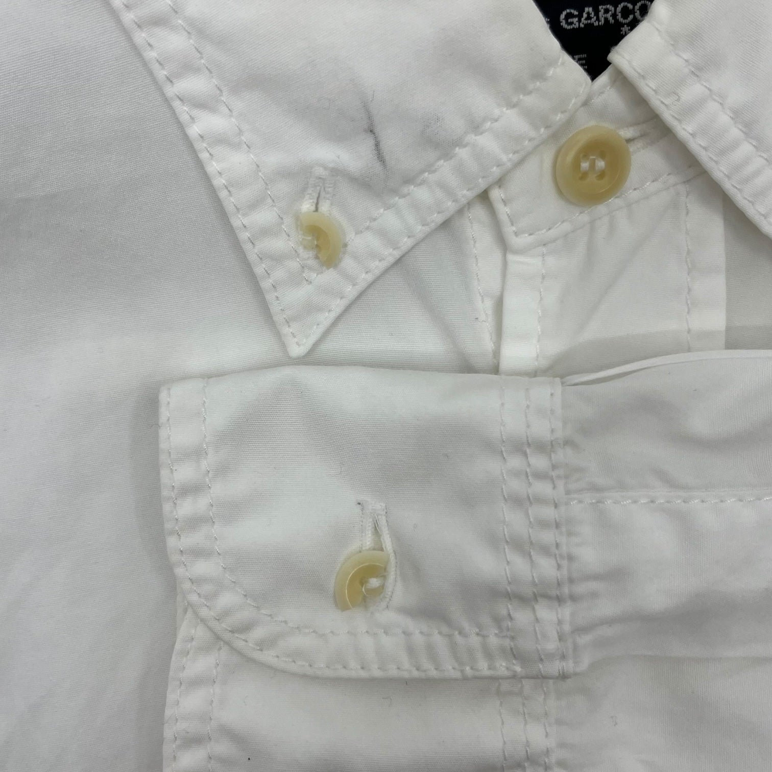 COMME des GARCONS HOMME(コムデギャルソンオム) button down shirt ボタンダウンシャツ M ホワイト