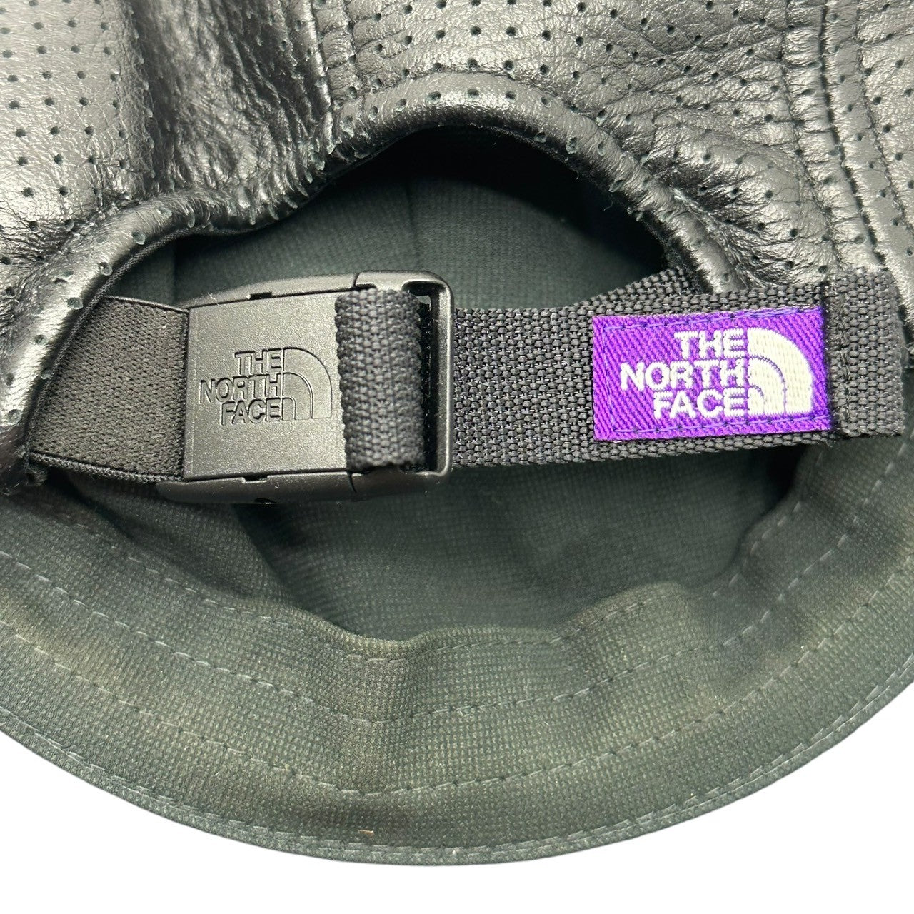 THE NORTH FACE PURPLE LABEL(ノースフェイスパープルレーベル)  FIELD LEATHER CAP - NAVY フィールド レザー キャップ NN8900N ブラック 帽子 ラム 本革