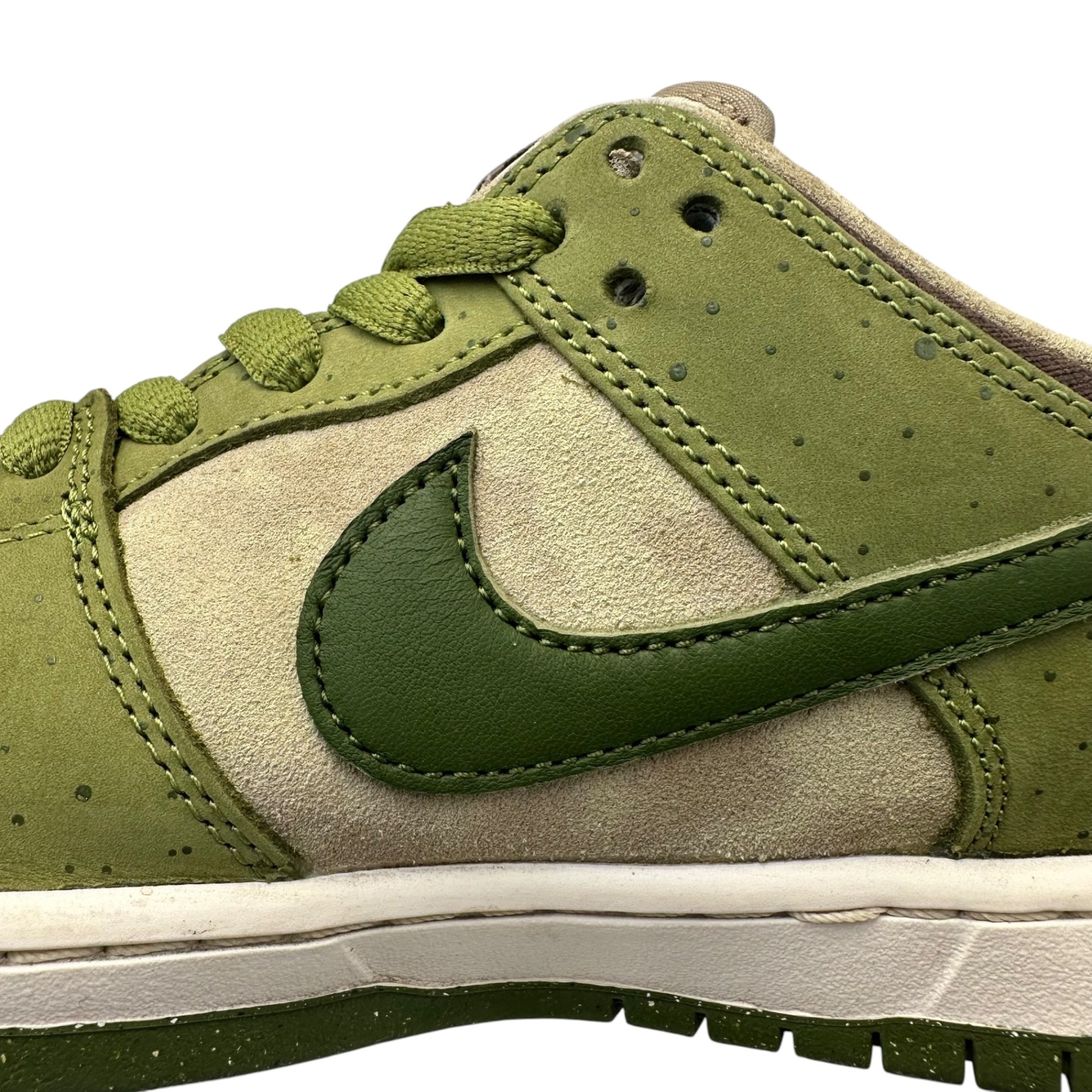 NIKE×堀米雄斗(ナイキ×ホリゴメユウト) SB Dunk Low "Matcha" ダンク ロー 抹茶 HF8022-300 26cm モスグリーン×ベージュ スニーカー
