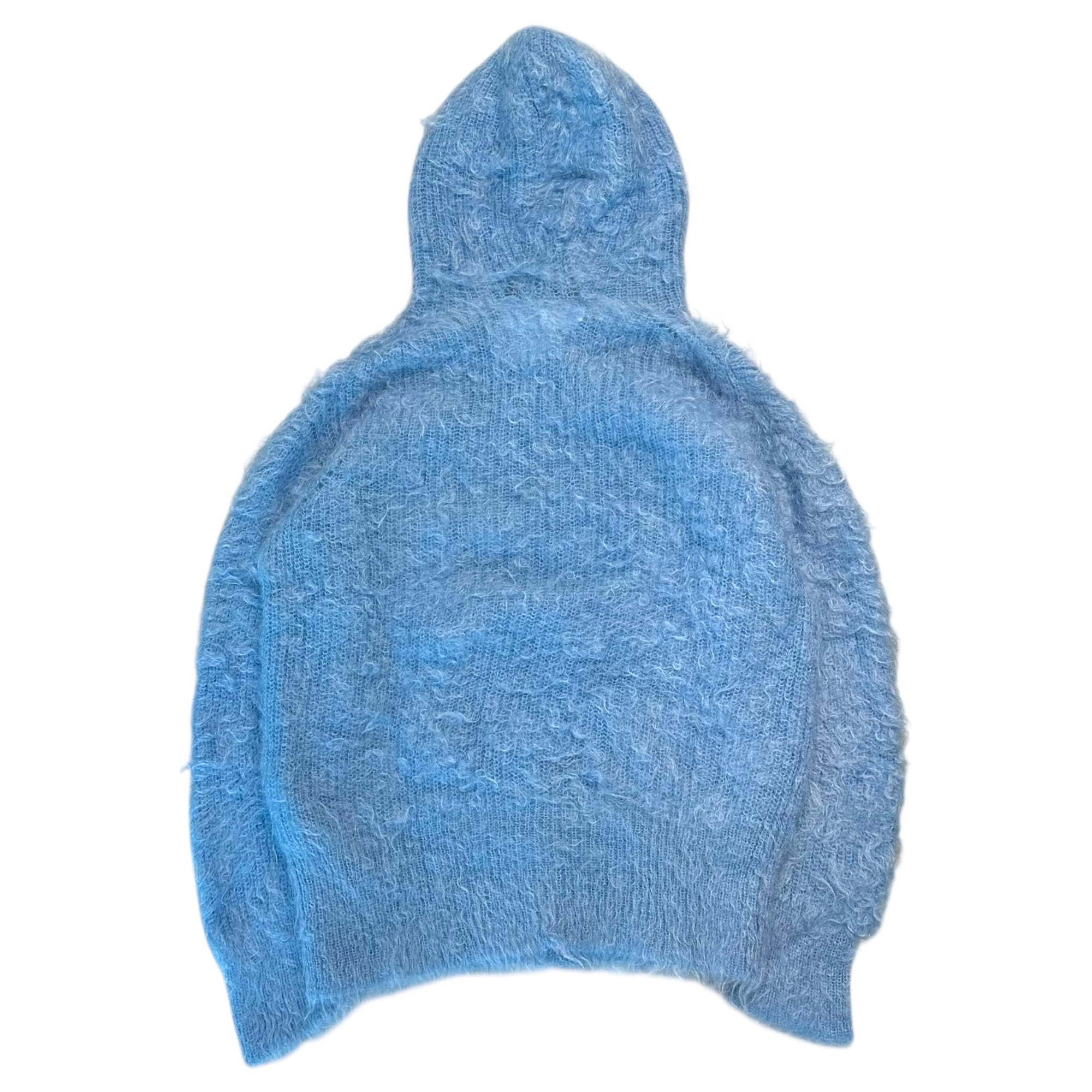 TAO(タオ) 23AW Pullover Mohair Hoodie Knit プルオーバー モヘヤ フーディー ニット ライトブルー コムデギャルソン