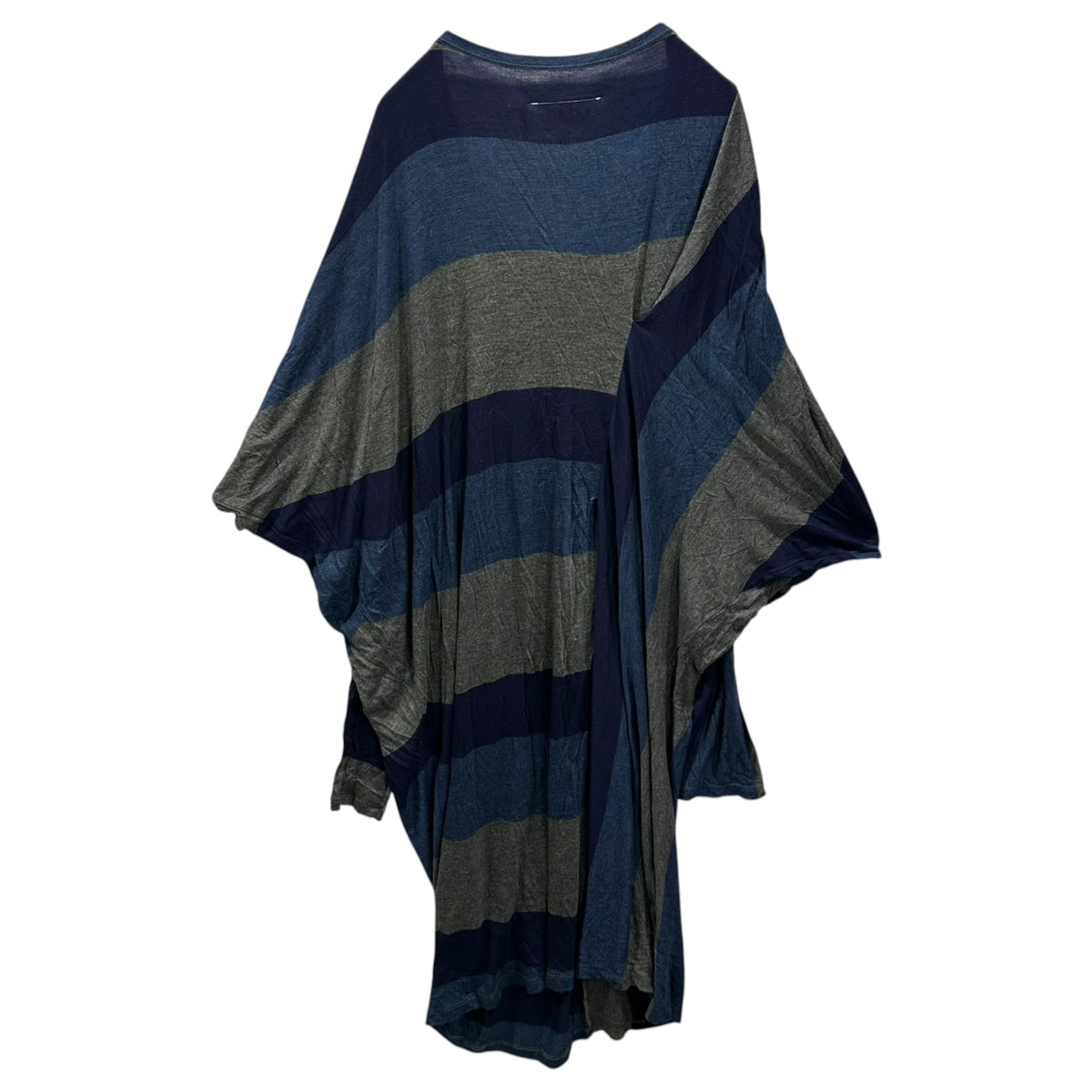 MM6 Maison Margiela(エムエムシックス) 2012AW Asymmetric colorblock dolman sleeve dress 切替 アシンメトリー ドルマン ワンピース S32CT0395 S ネイビー×パープル×グレー