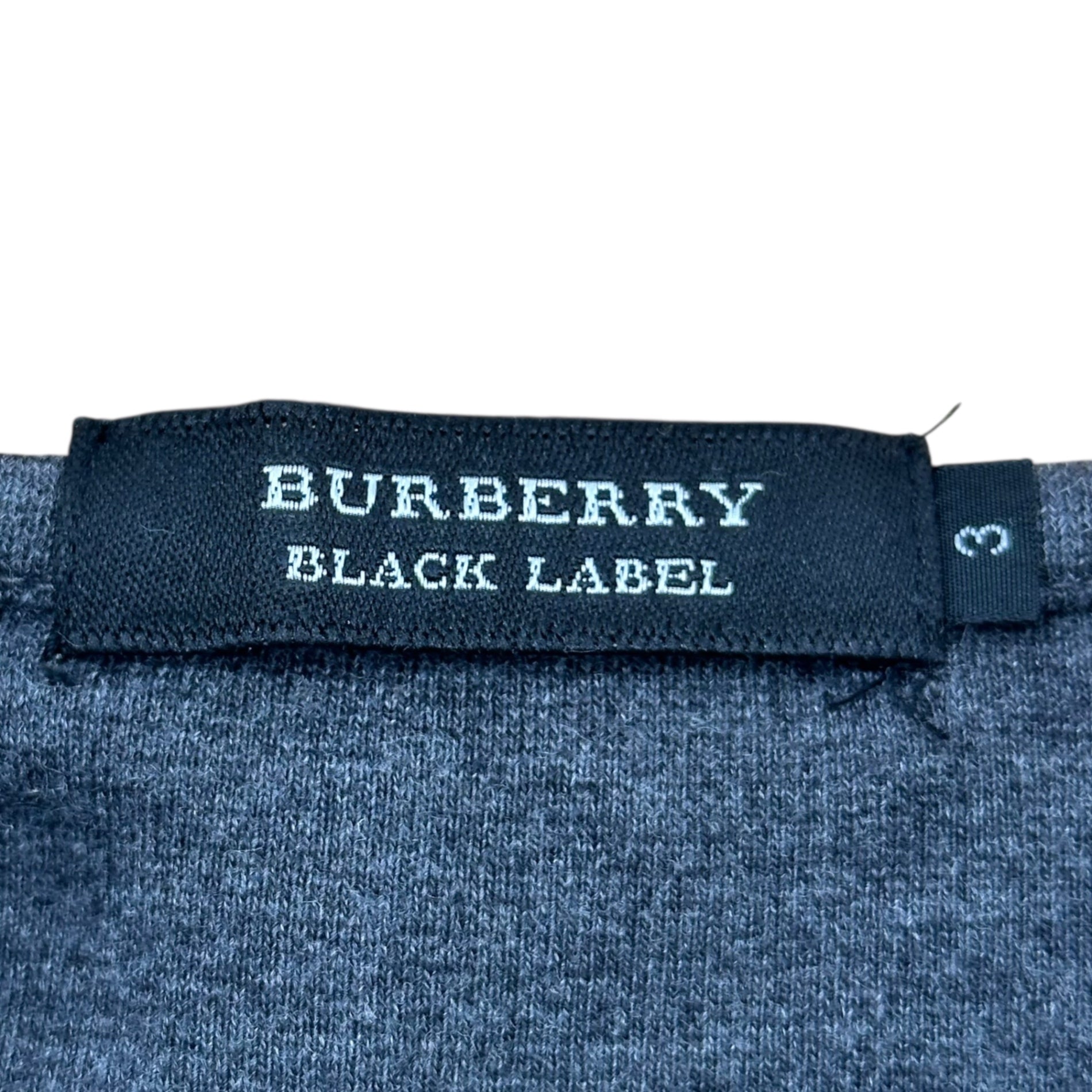 BURBERRY BLACK LABEL(バーバリーブラックレーベル) Horse Logo Embroidered Track Jacket ホース ロゴ 刺繍 トラック ジャケット BMV61-401-07 3(L程度) グレー スウェット ジャージ