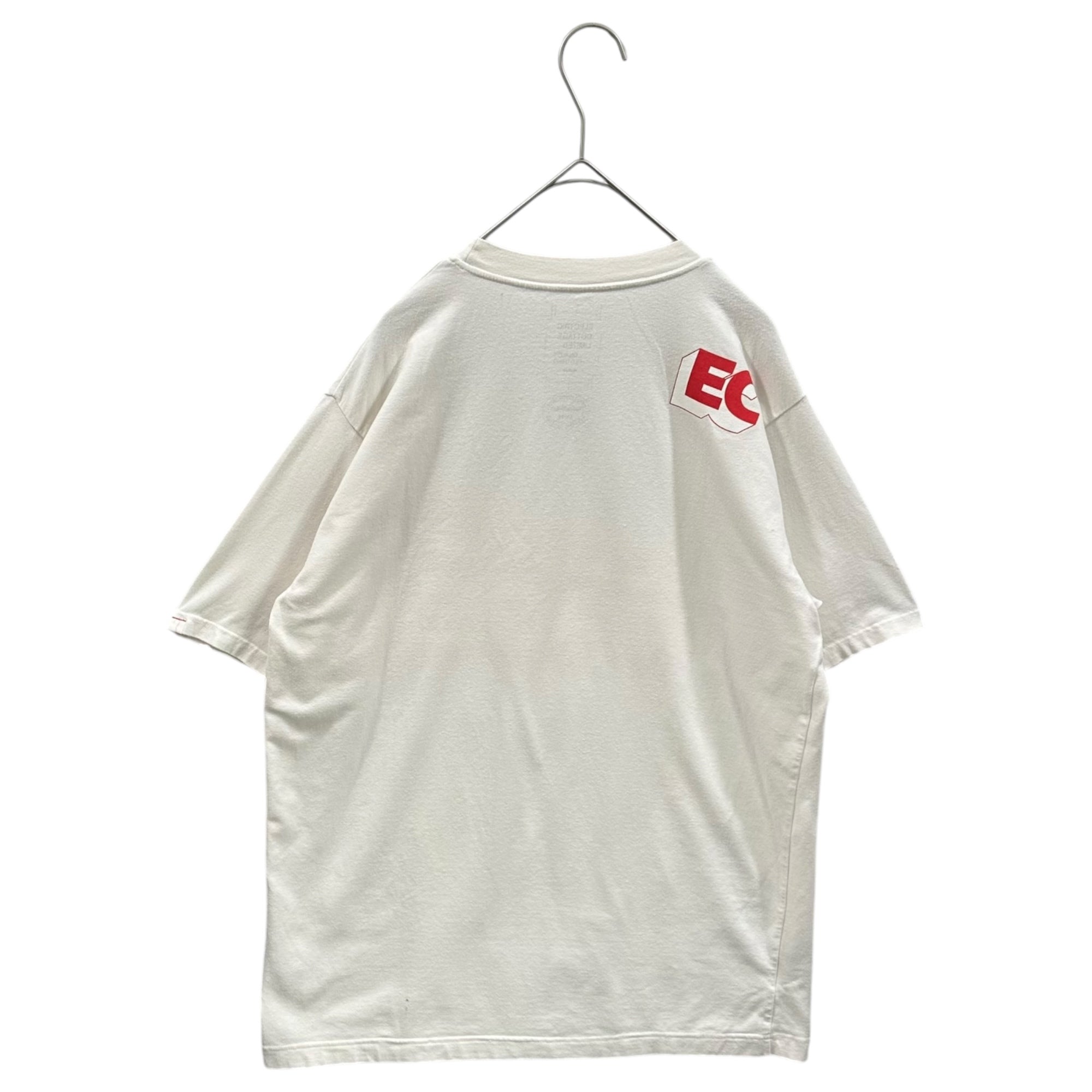 ELECTRIC COTTAGE(エレクトリックコテージ) Front Logo Graphic S/S T-Shirt フロント ロゴ グラフィック 半袖 Tシャツ M ホワイト×レッド×イエロー